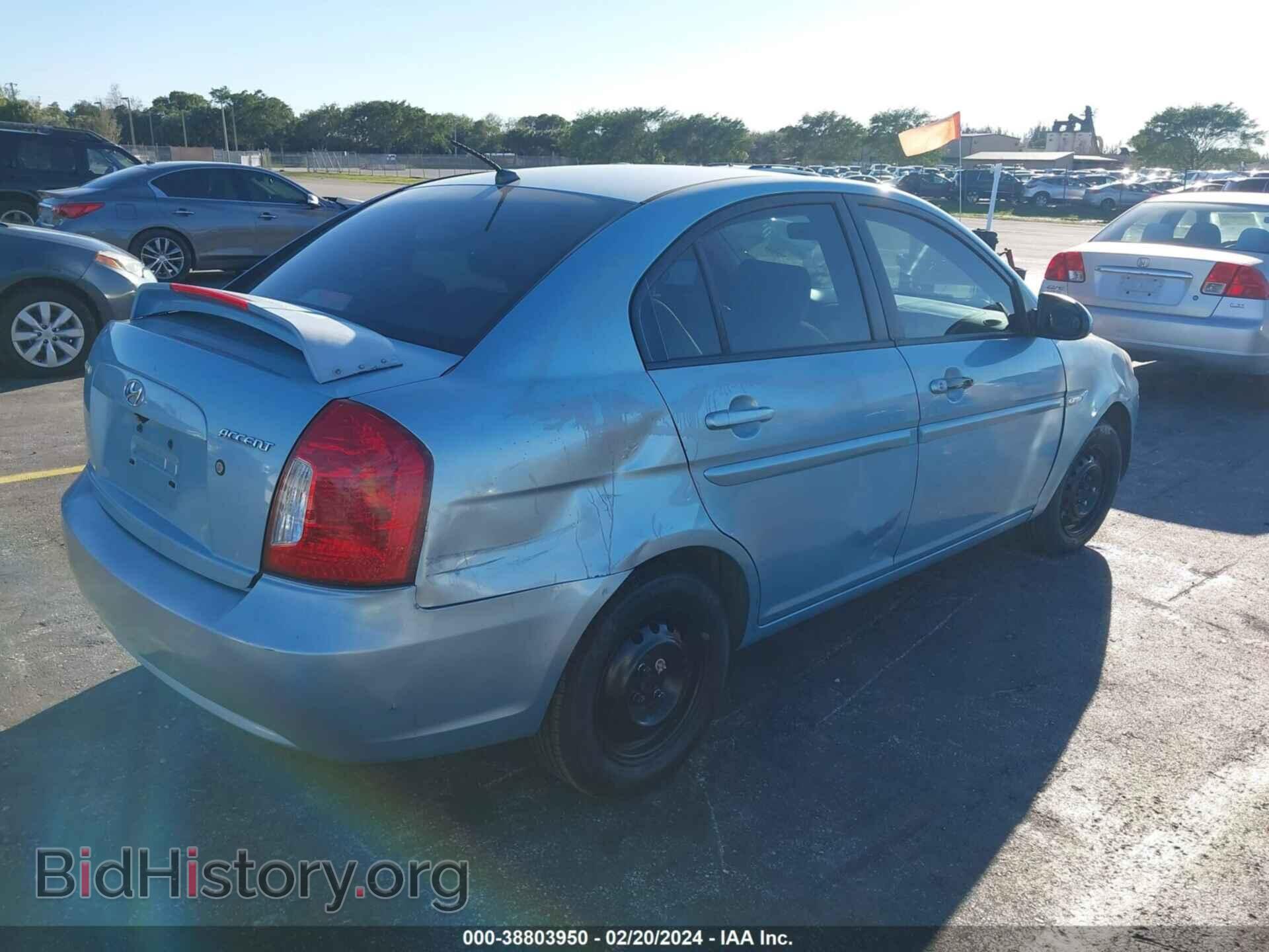 2008 HYUNDAI ACCENT - VIN: KMHCN46C48U166304 - Фото 4