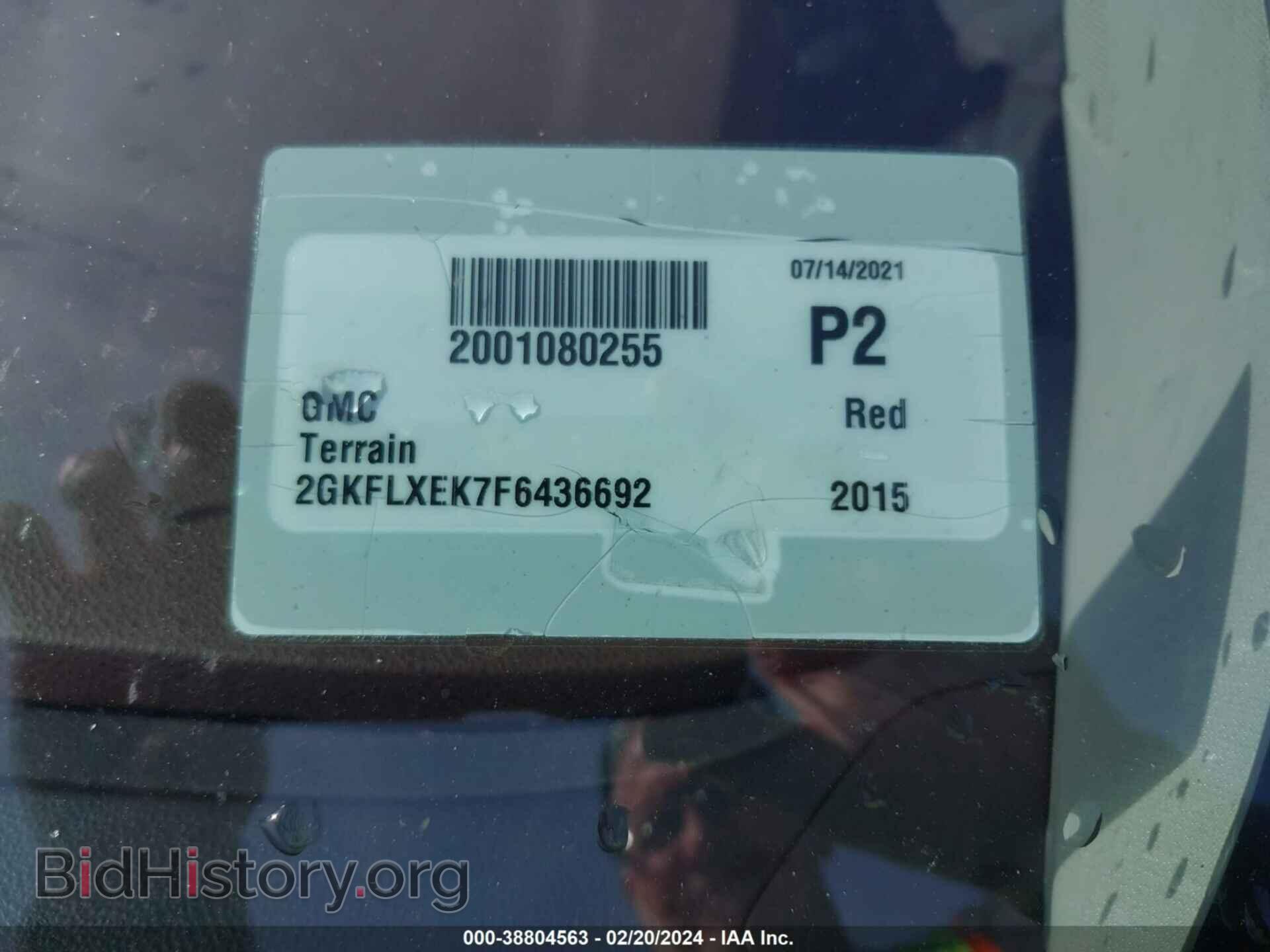 2015 GMC TERRAIN - VIN: 2GKFLXEK7F6436692 - Фото 9