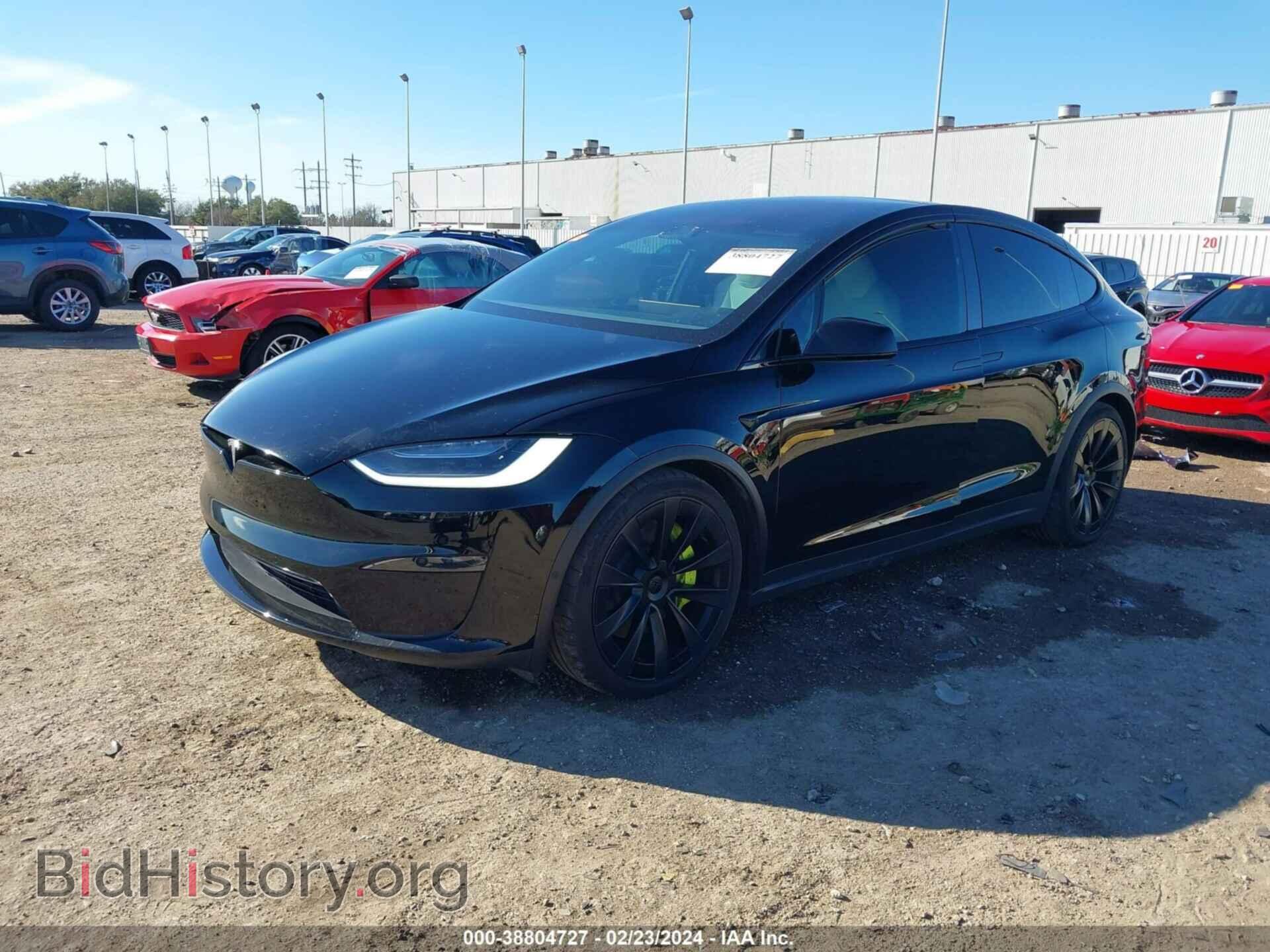 2022 TESLA MODEL X - VIN: 7SAXCBE69NF346106 - Фото 2