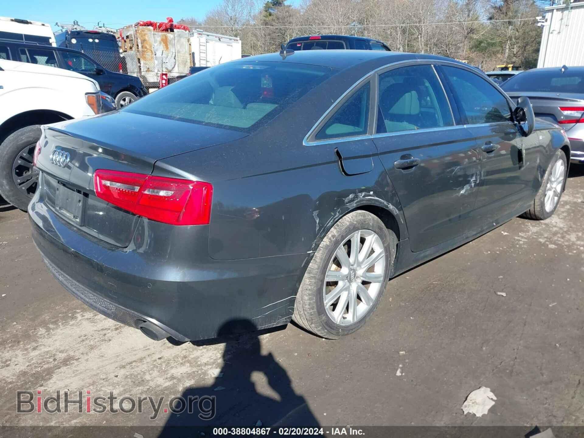 2013 AUDI A6 - VIN: WAUHGAFC2DN045680 - Фото 4