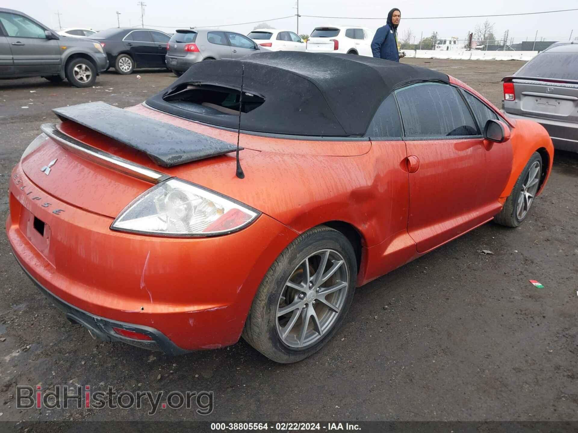 2012 MITSUBISHI ECLIPSE SPYDER - VIN: 4A37L2EF6CE001589 - Фото 4