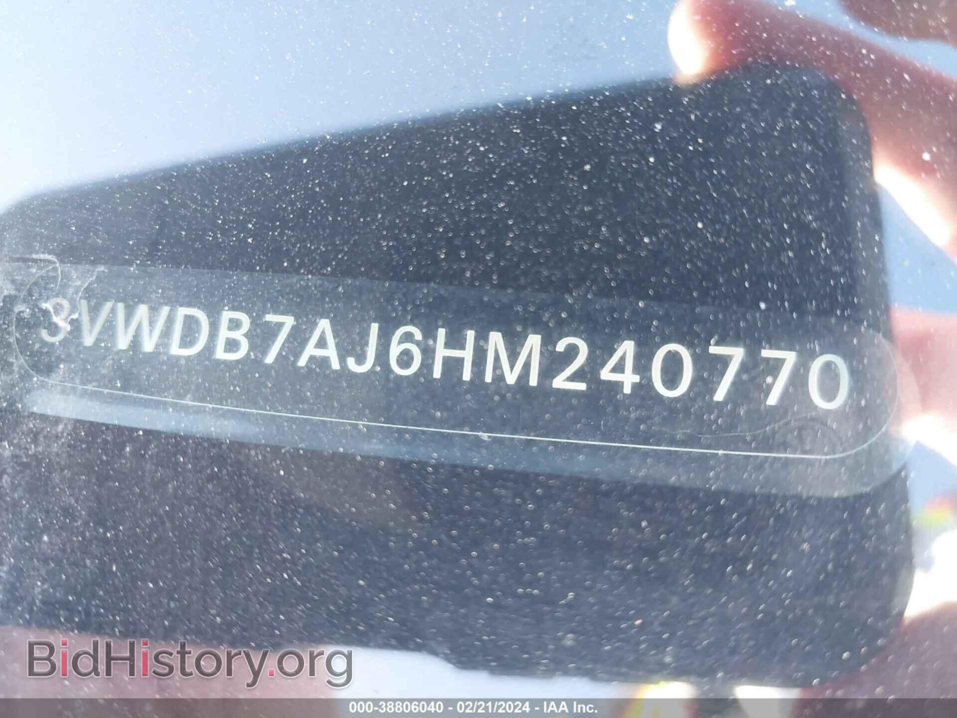 2017 VOLKSWAGEN JETTA - VIN: 3VWDB7AJ6HM240770 - Фото 9