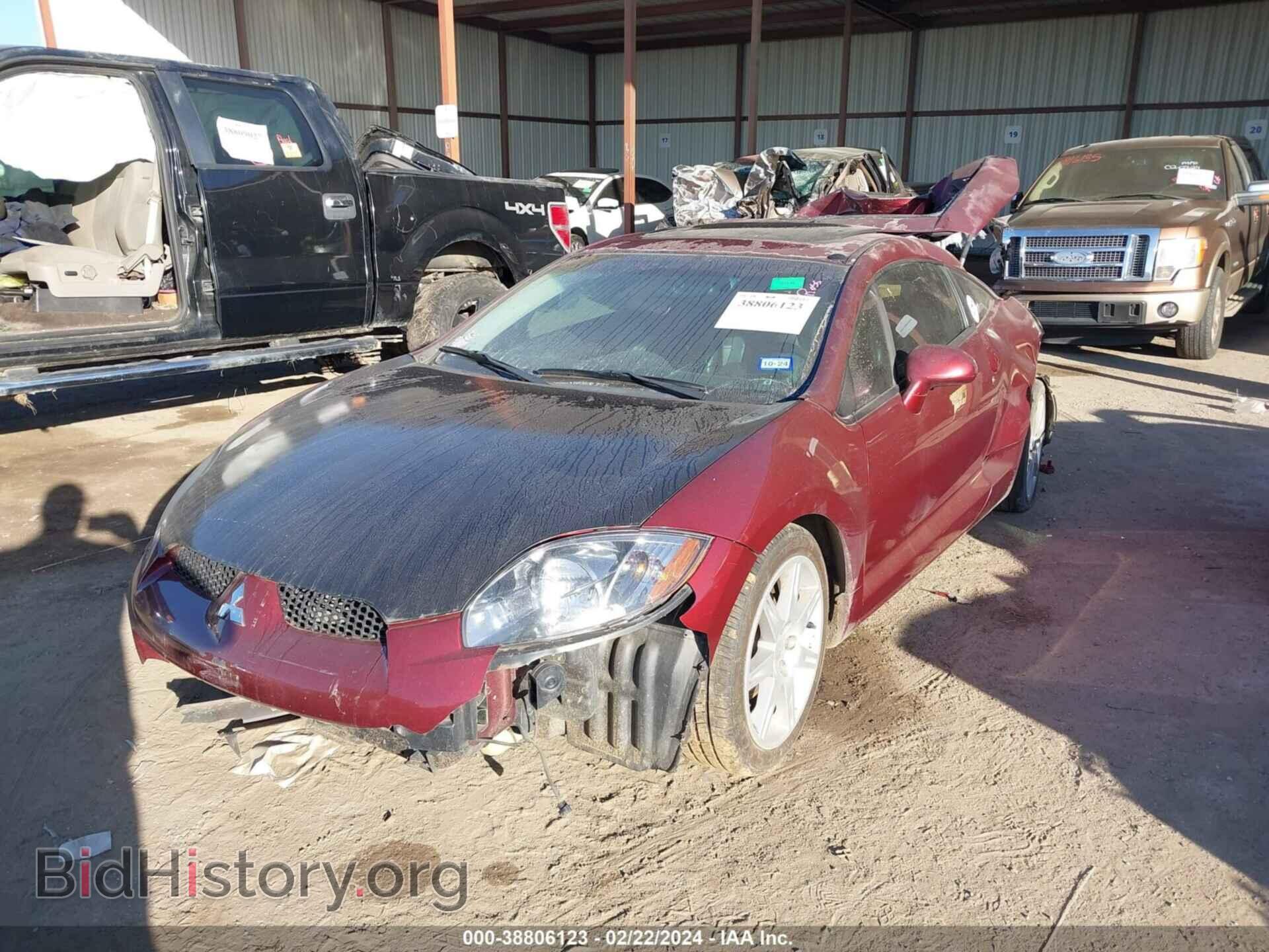 2006 MITSUBISHI ECLIPSE - VIN: 4A3AK34T76E032294 - Фото 2