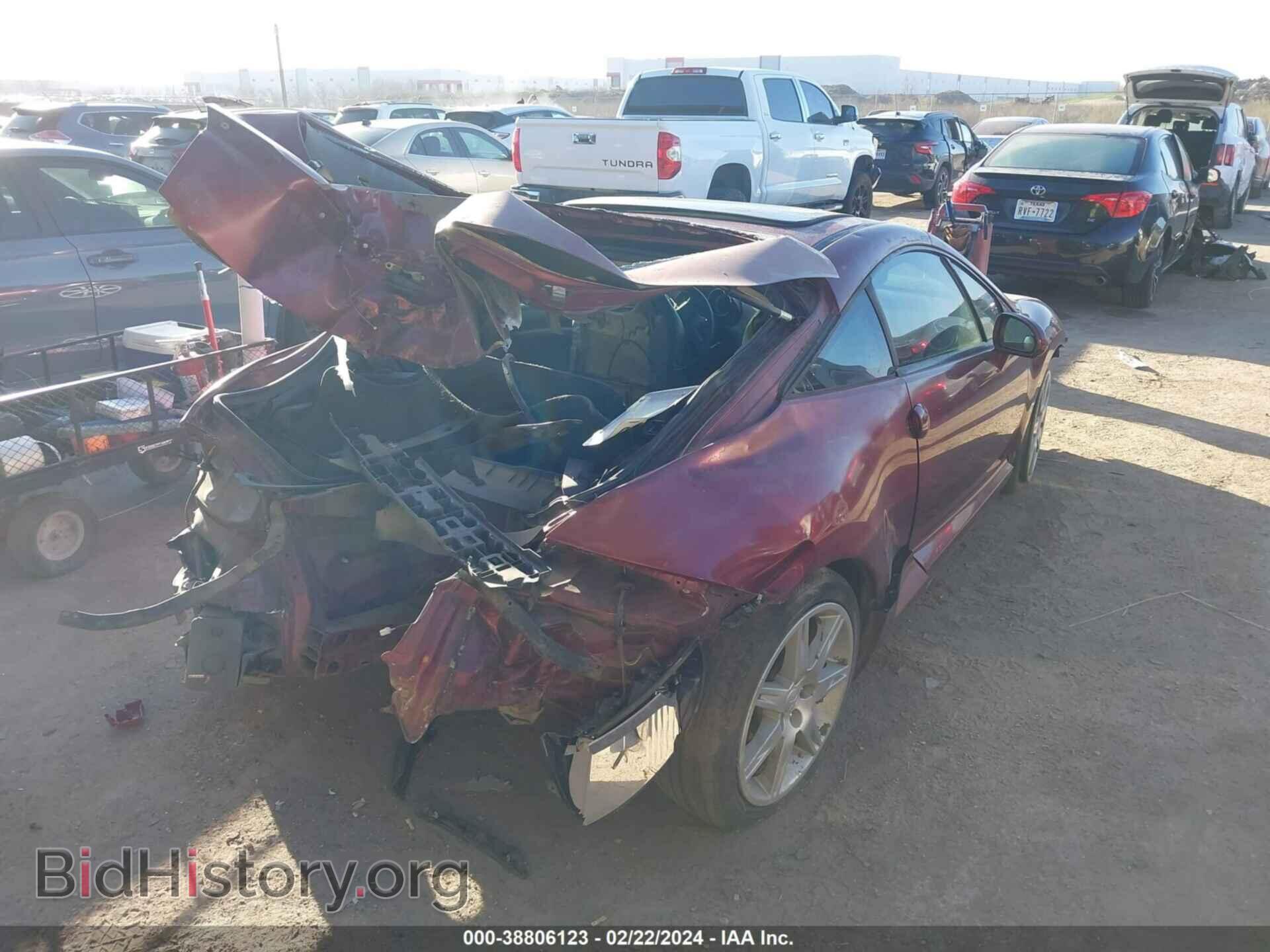 2006 MITSUBISHI ECLIPSE - VIN: 4A3AK34T76E032294 - Фото 4