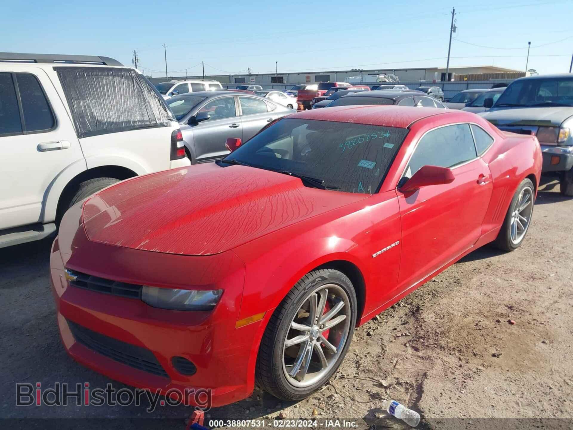 2014 CHEVROLET CAMARO - VIN: 2G1FA1E30E9184474 - Фото 2