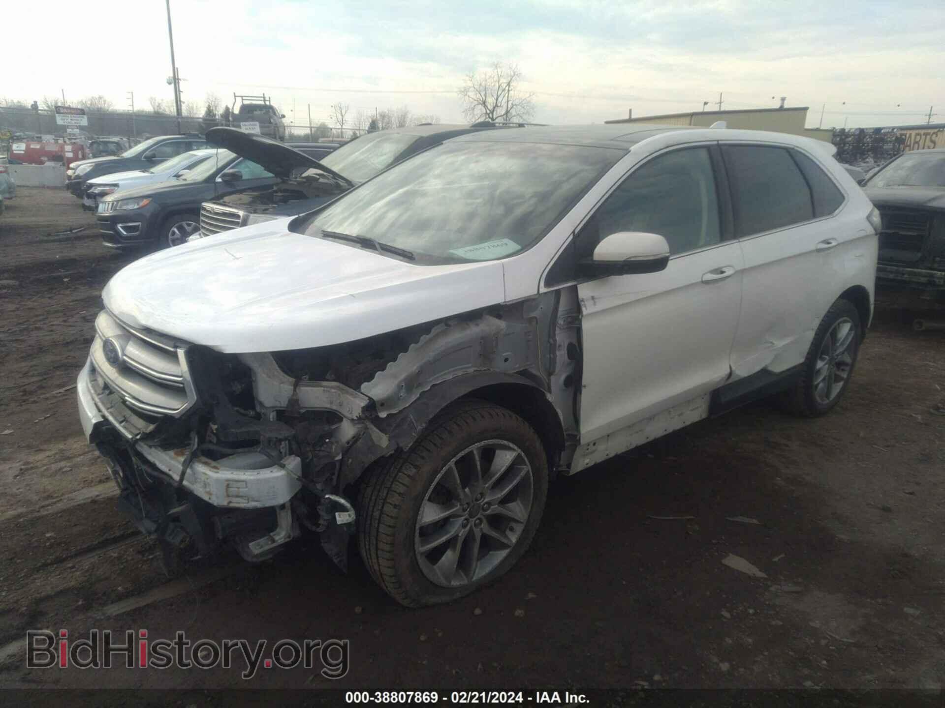 2016 FORD EDGE - VIN: 2FMPK4K99GBB93149 - Photo 2