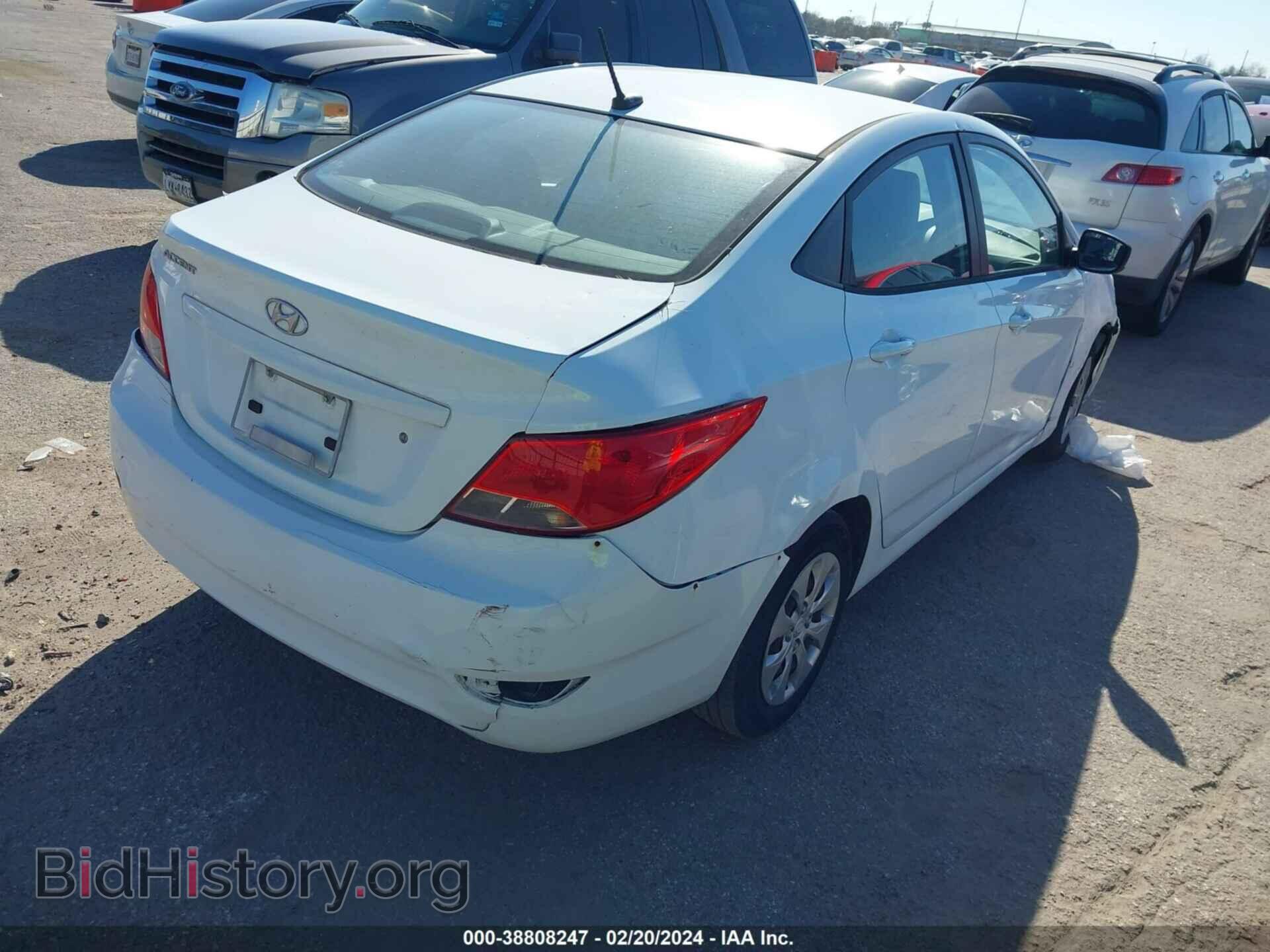 2015 HYUNDAI ACCENT - VIN: KMHCT4AE7FU861520 - Фото 4