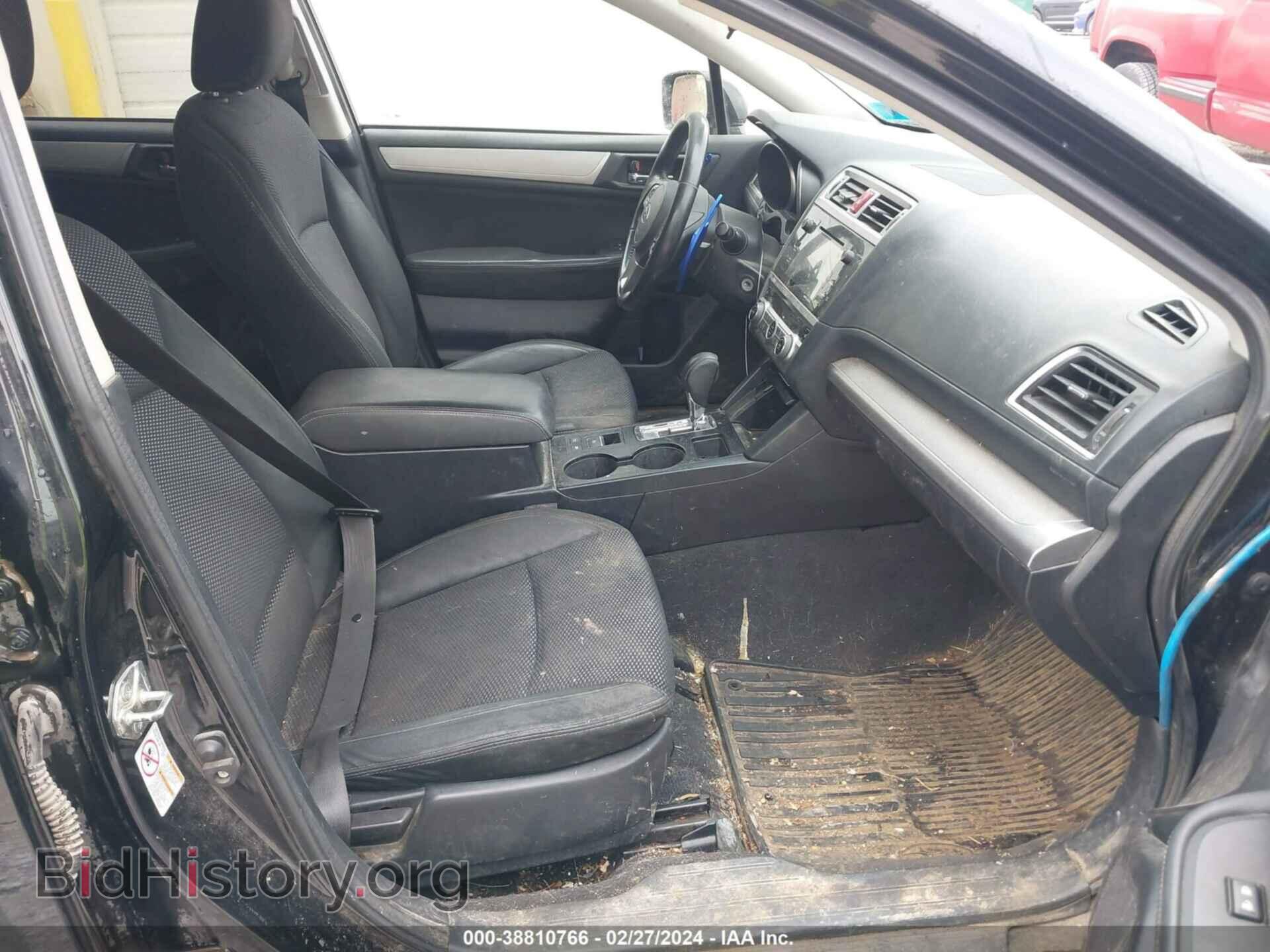 2016 SUBARU OUTBACK - VIN: 4S4BSAFC2G3322363 - Фото 5