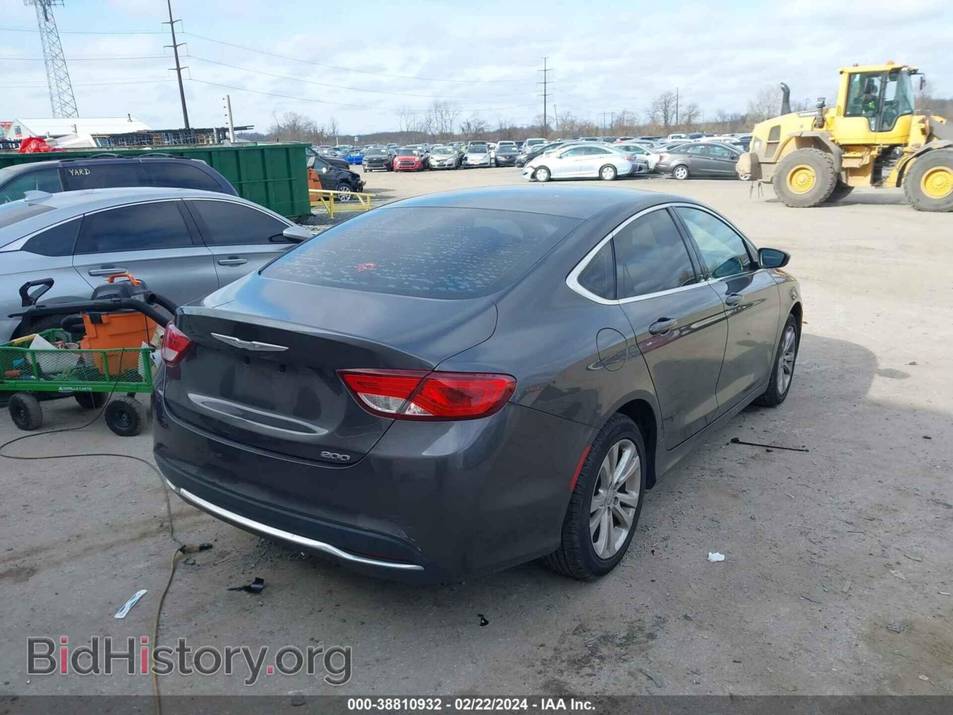2015 CHRYSLER 200 - VIN: 1C3CCCAB2FN651734 - Фото 4
