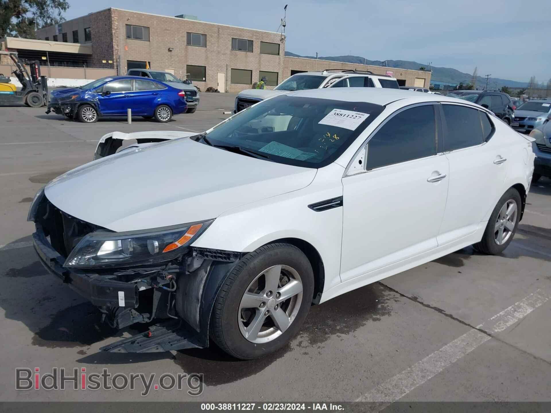 2014 KIA OPTIMA - VIN: 5XXGM4A70EG342737 - Фото 2