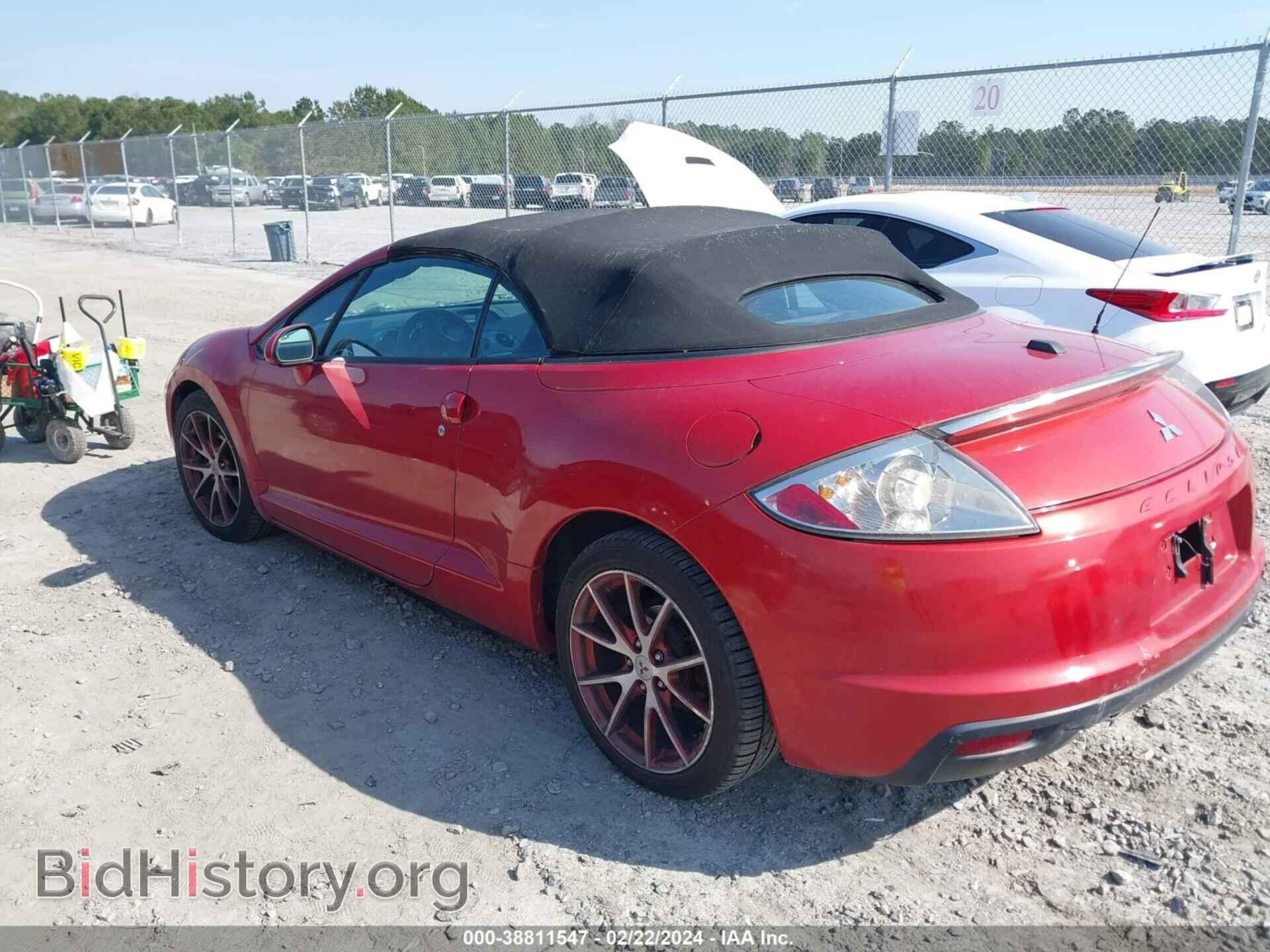 2012 MITSUBISHI ECLIPSE SPYDER - VIN: 4A37L2EF2CE003534 - Фото 3