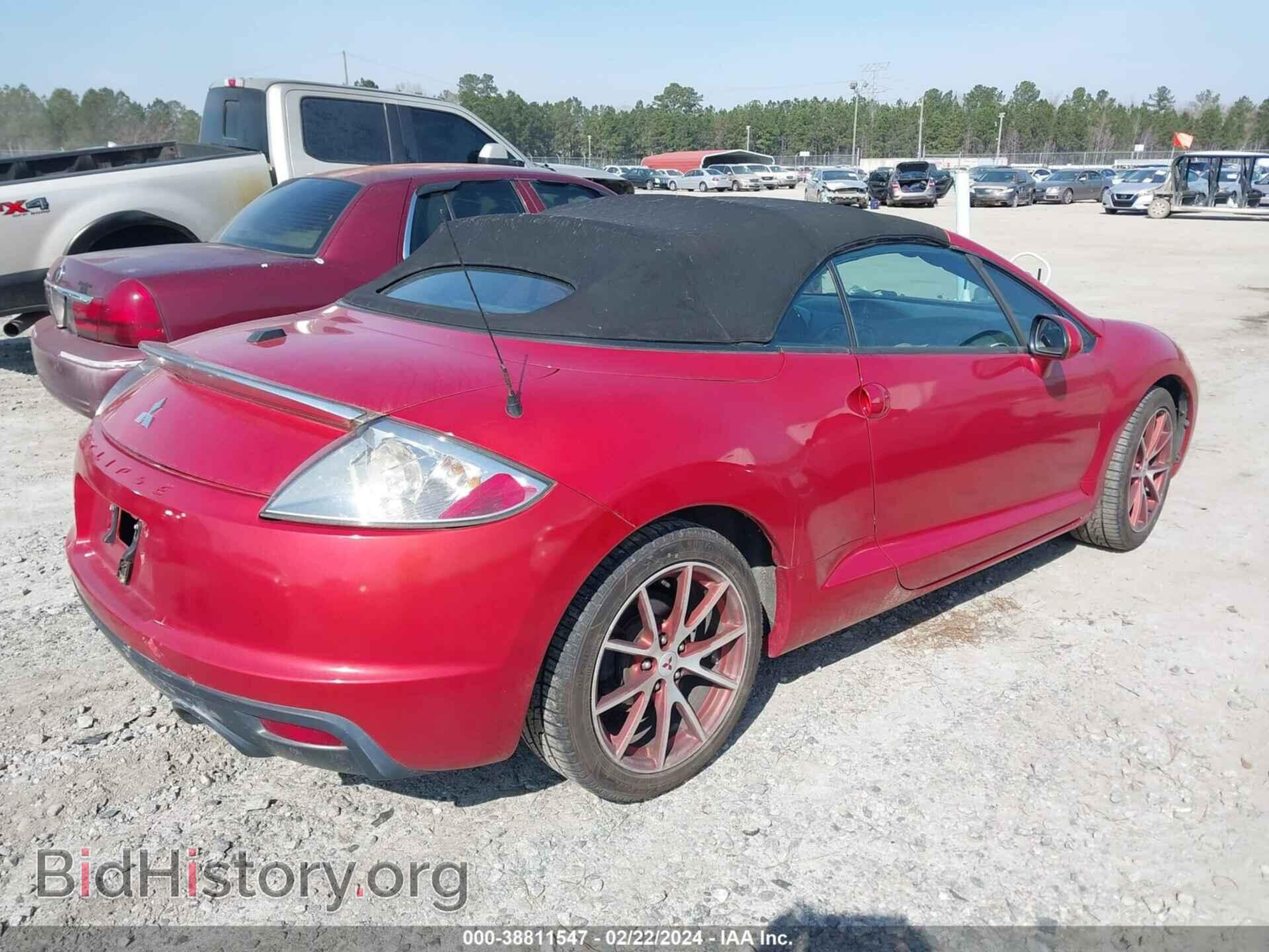 2012 MITSUBISHI ECLIPSE SPYDER - VIN: 4A37L2EF2CE003534 - Фото 4