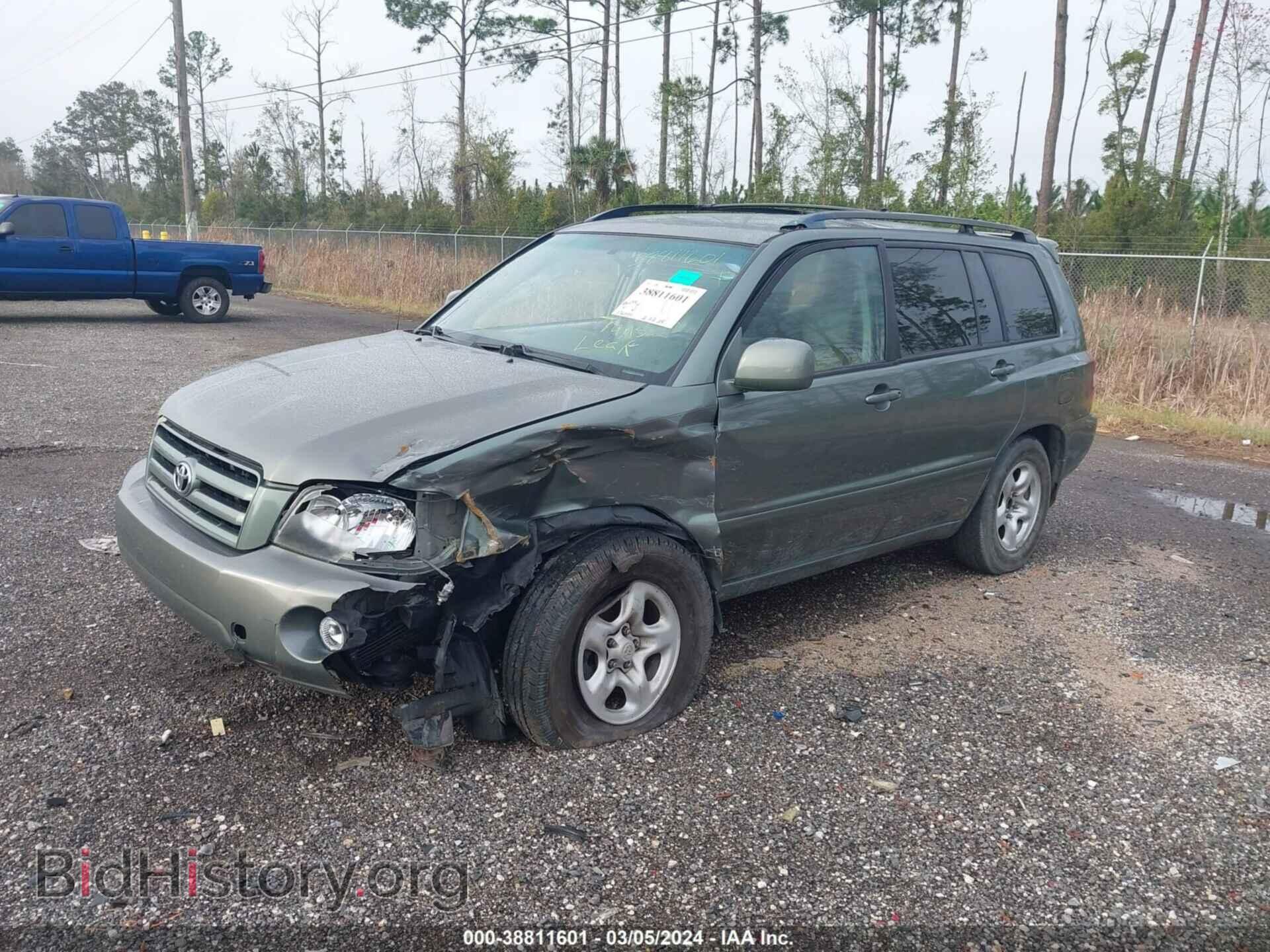 2007 TOYOTA HIGHLANDER - VIN: JTEGD21A170161663 - Фото 2