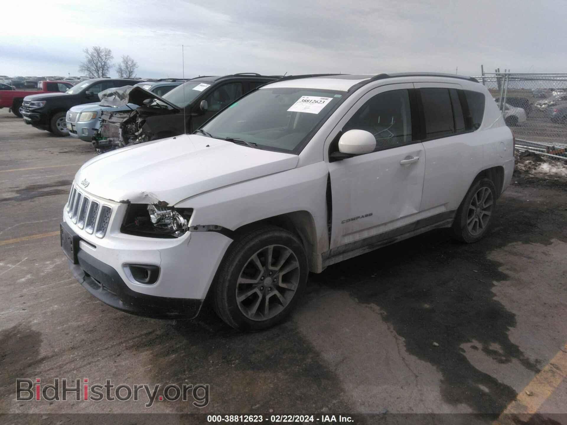 2014 JEEP COMPASS - VIN: 1C4NJDCB3ED708380 - Фото 2