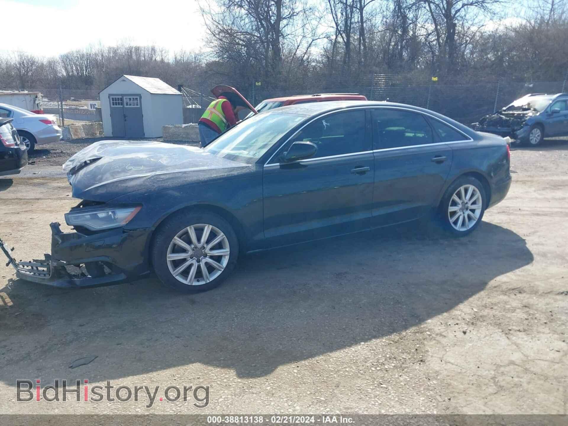 2014 AUDI A6 - VIN: WAUGFAFC3EN109225 - Фото 2