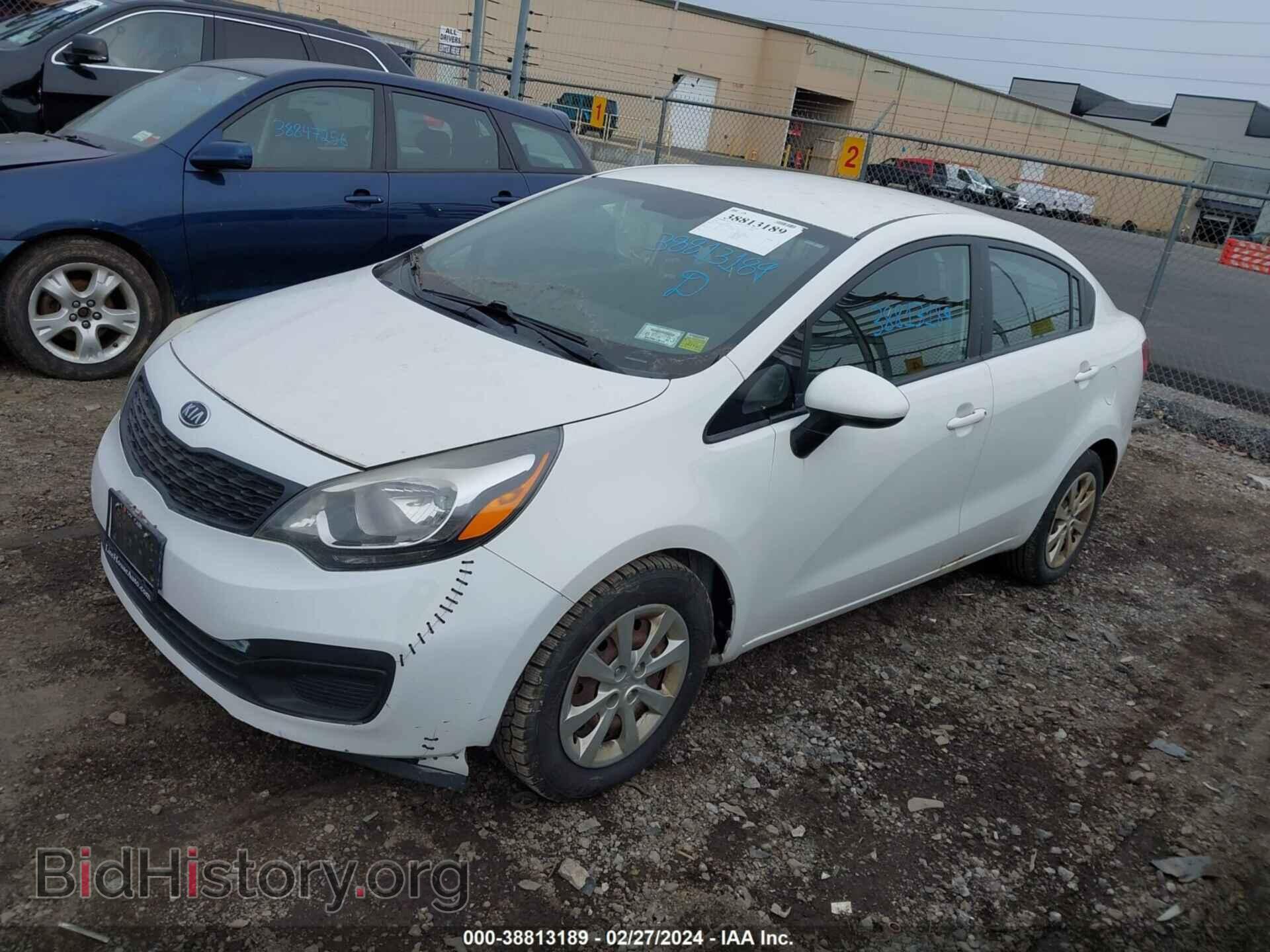 2012 KIA RIO - VIN: KNADM4A39C6082668 - Фото 2