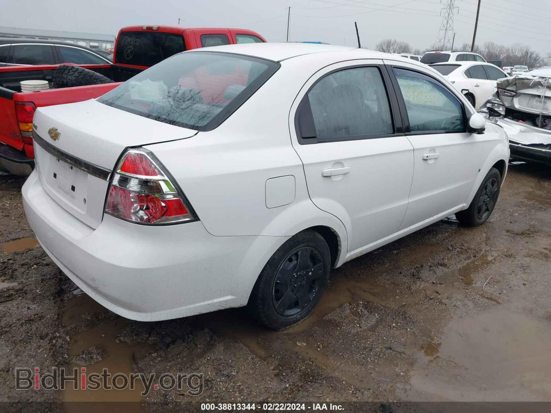 2009 CHEVROLET AVEO - VIN: KL1TD56E99B385052 - Фото 4