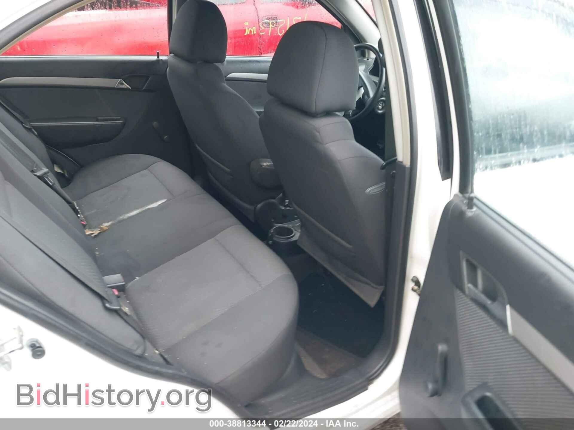 2009 CHEVROLET AVEO - VIN: KL1TD56E99B385052 - Фото 8