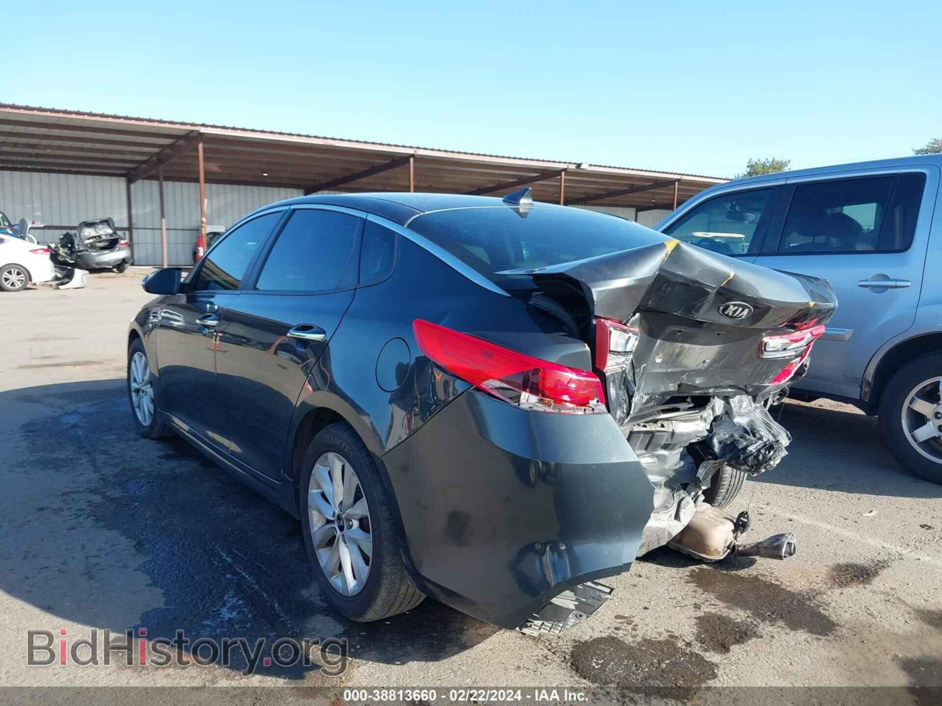 2016 KIA OPTIMA - VIN: 5XXGT4L34GG083329 - Фото 3