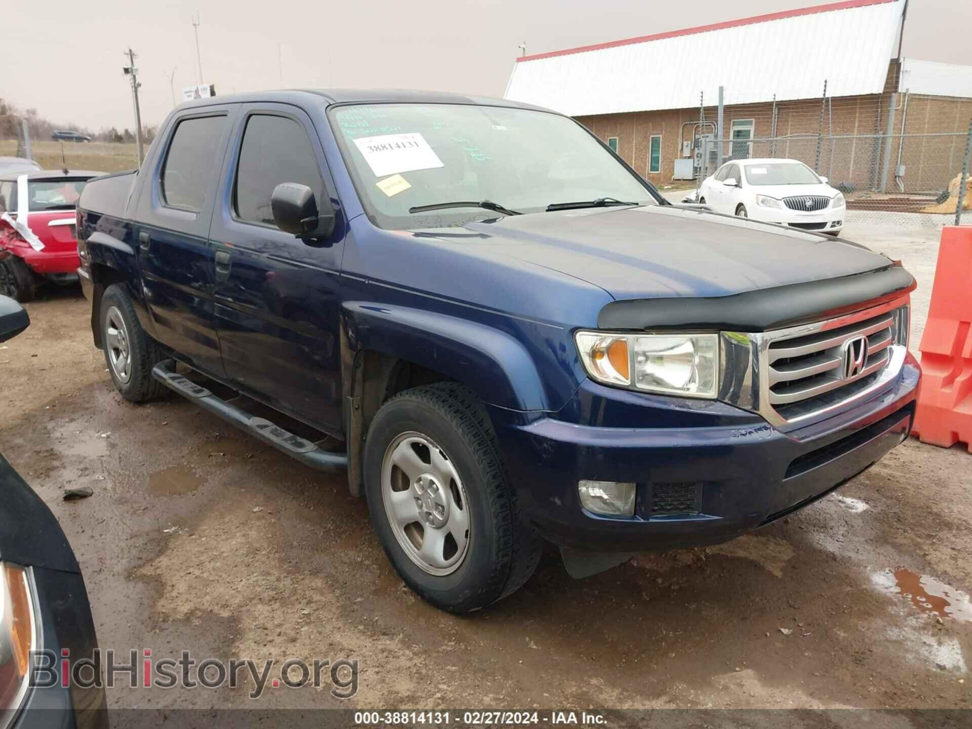 Photo 5FPYK1F21DB004942 - HONDA RIDGELINE 2013