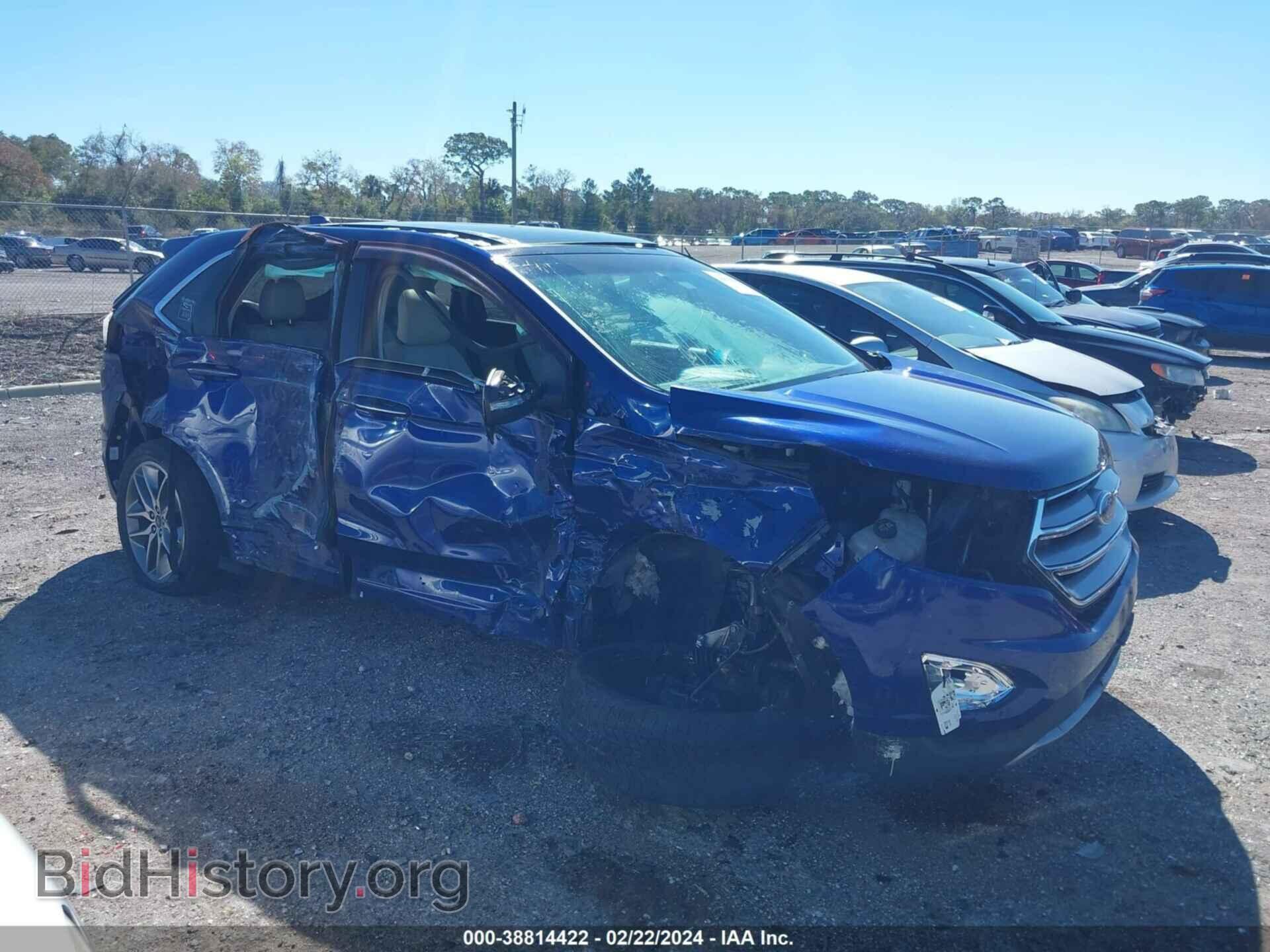 Photo 2FMTK3K80FBC02237 - FORD EDGE 2015