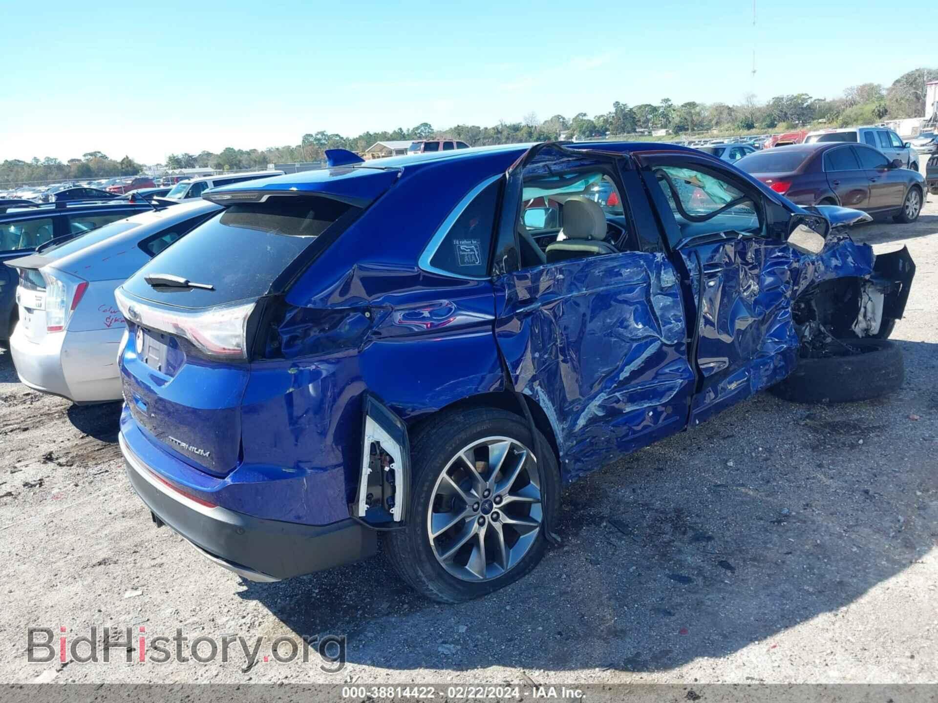 2015 FORD EDGE - VIN: 2FMTK3K80FBC02237 - Фото 4