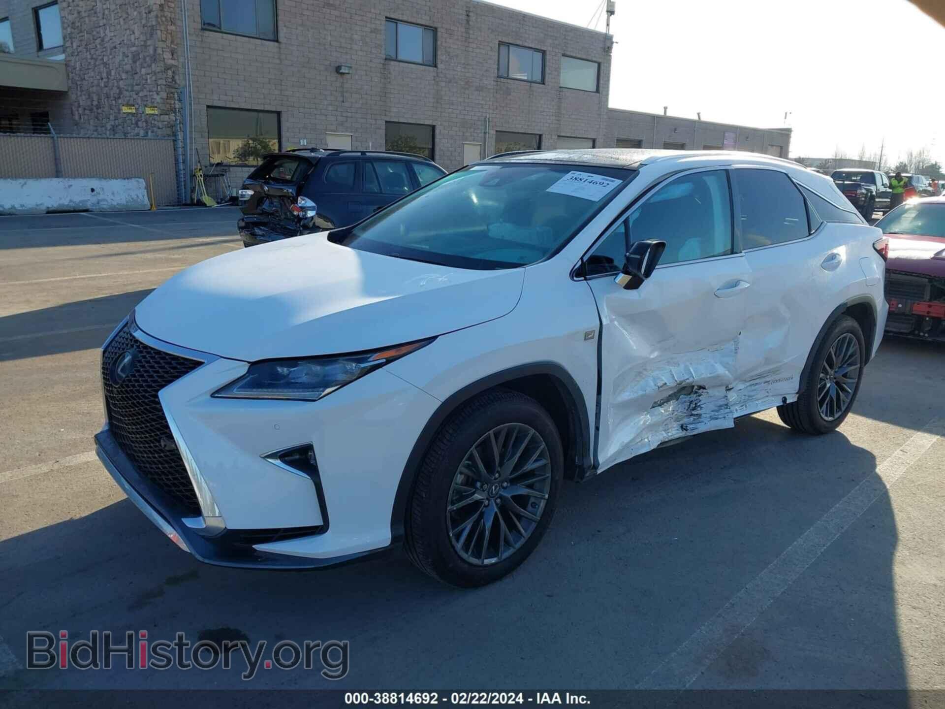 2017 LEXUS RX 450H - VIN: 2T2BGMCA9HC019675 - Фото 2