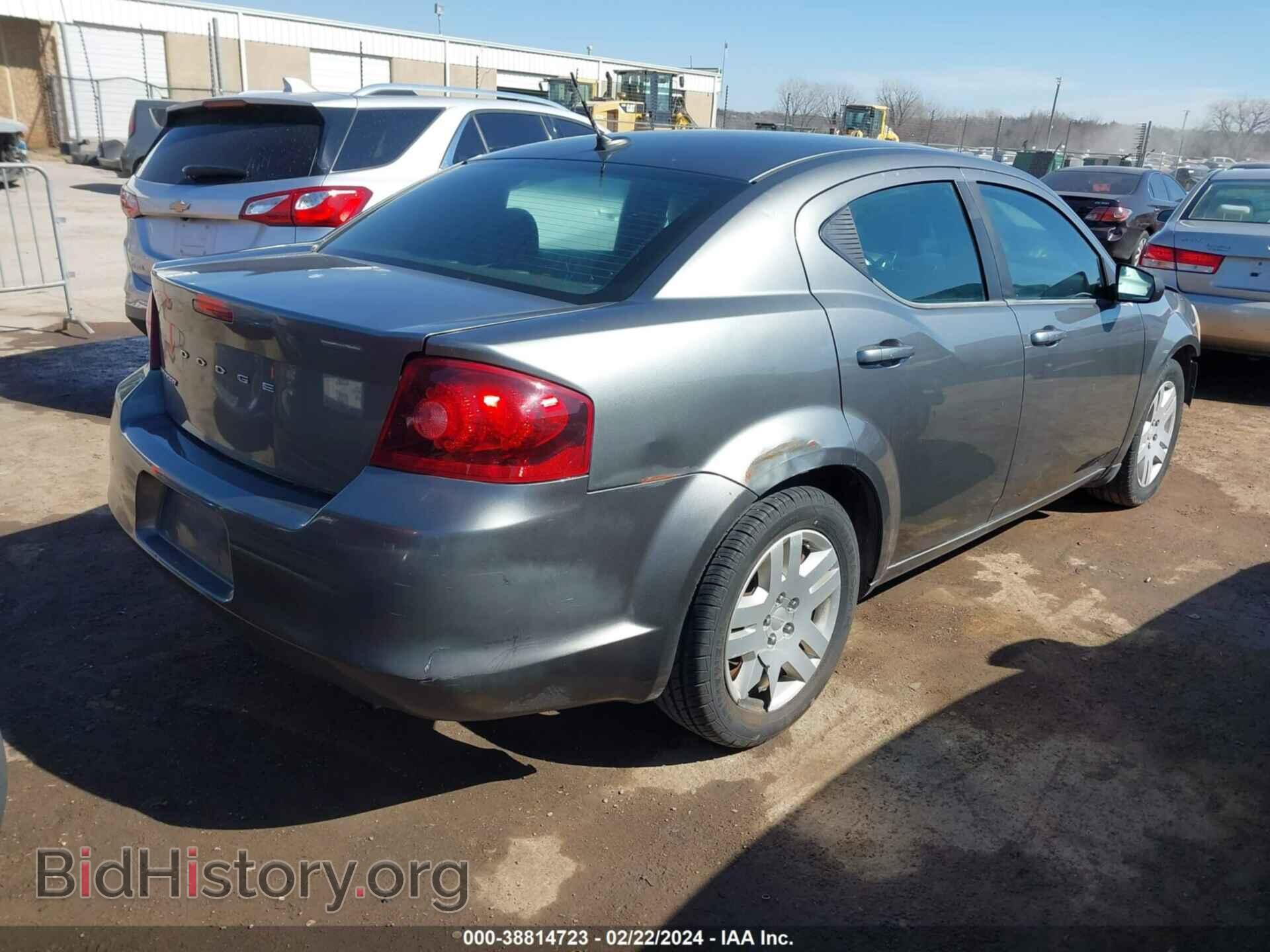 2013 DODGE AVENGER - VIN: 1C3CDZAB5DN581241 - Фото 4
