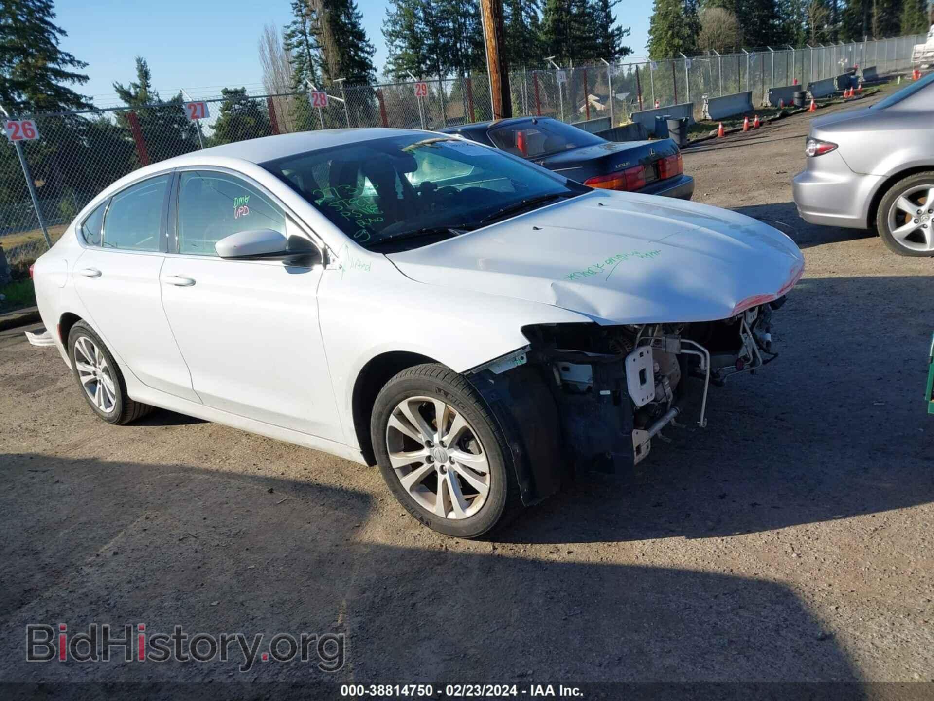 Фотография 1C3CCCAB2FN586190 - CHRYSLER 200 2015