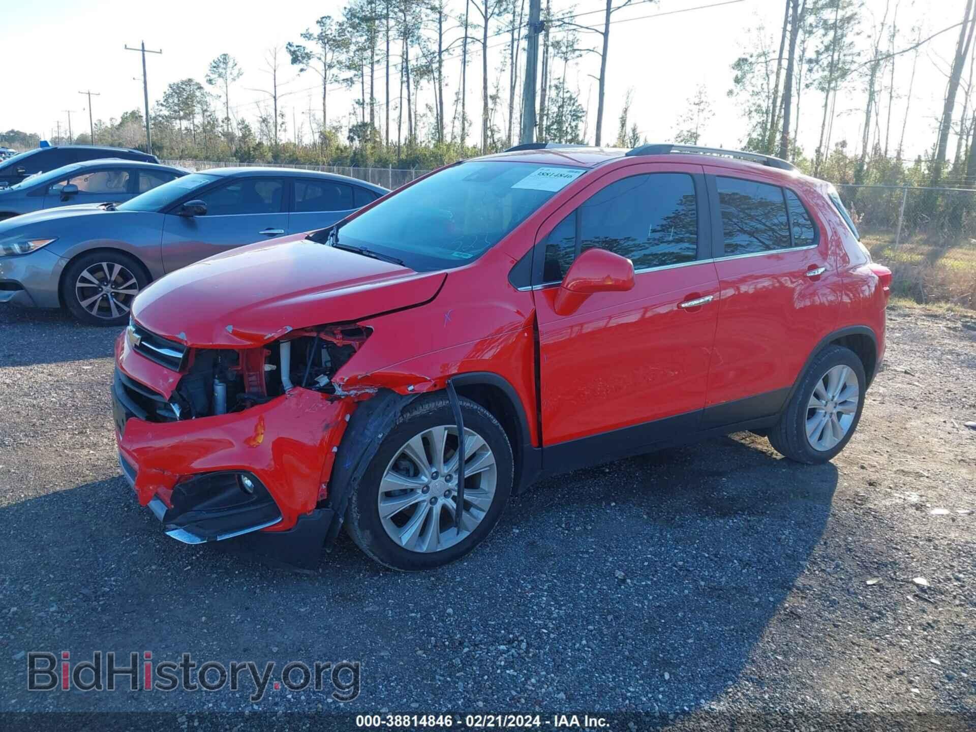 2017 CHEVROLET TRAX - VIN: 3GNCJMSB2HL221525 - Фото 2