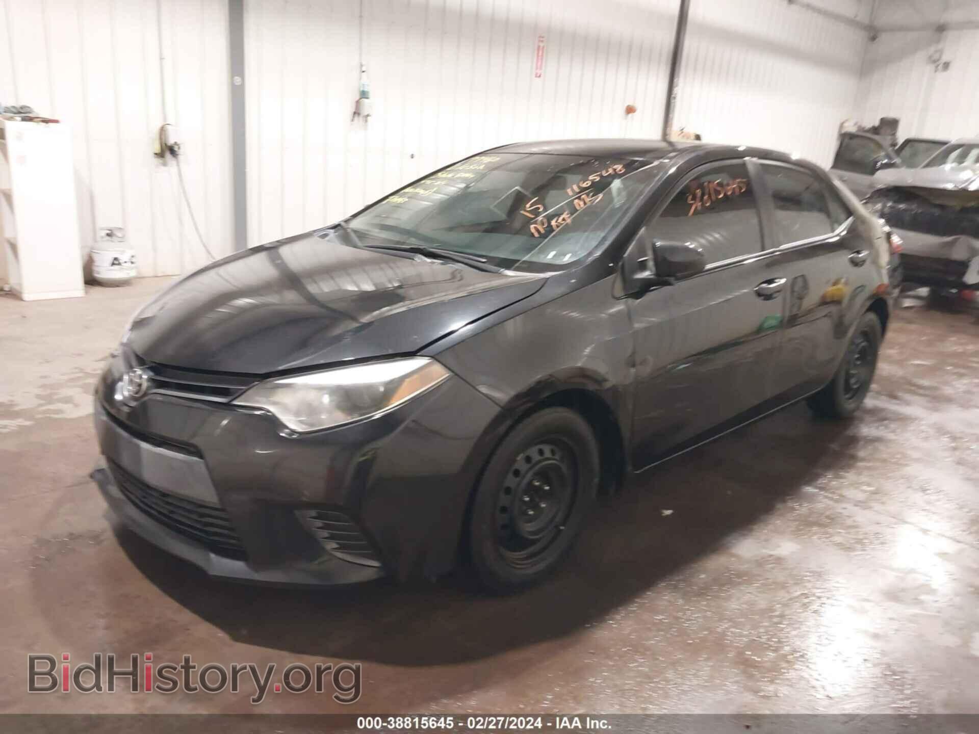 2015 TOYOTA COROLLA - VIN: 2T1BURHEXFC352180 - Фото 2