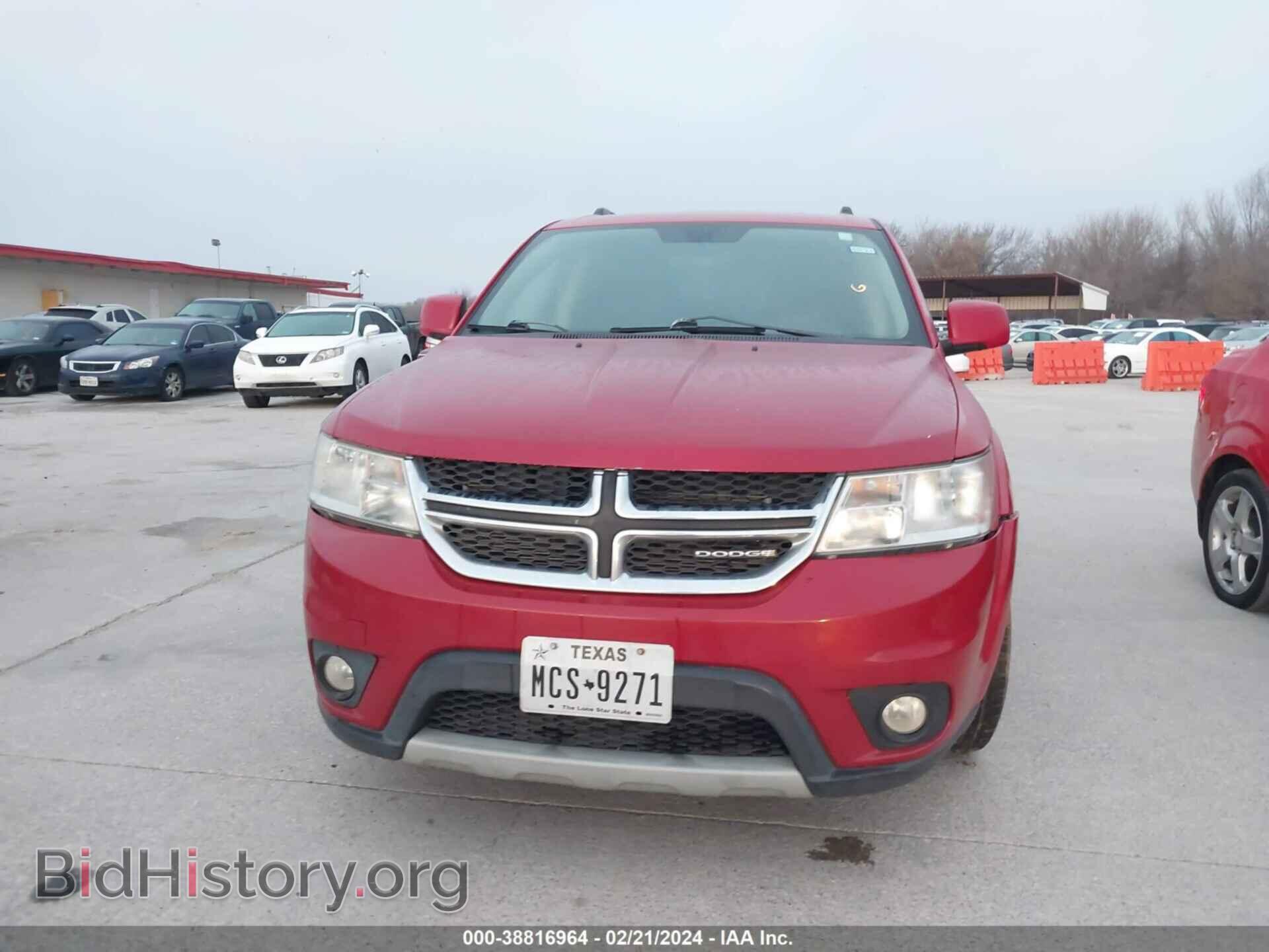 2012 DODGE JOURNEY - VIN: 3C4PDCBGXCT218632 - Фото 2