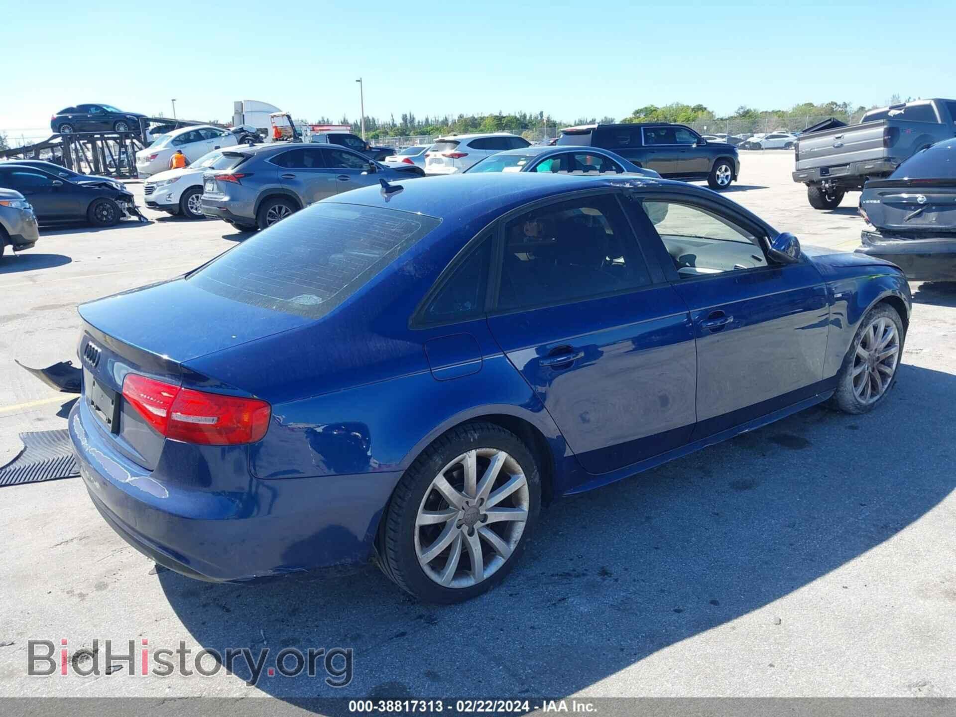 2014 AUDI A4 - VIN: WAUAFAFL8EA059161 - Фото 4