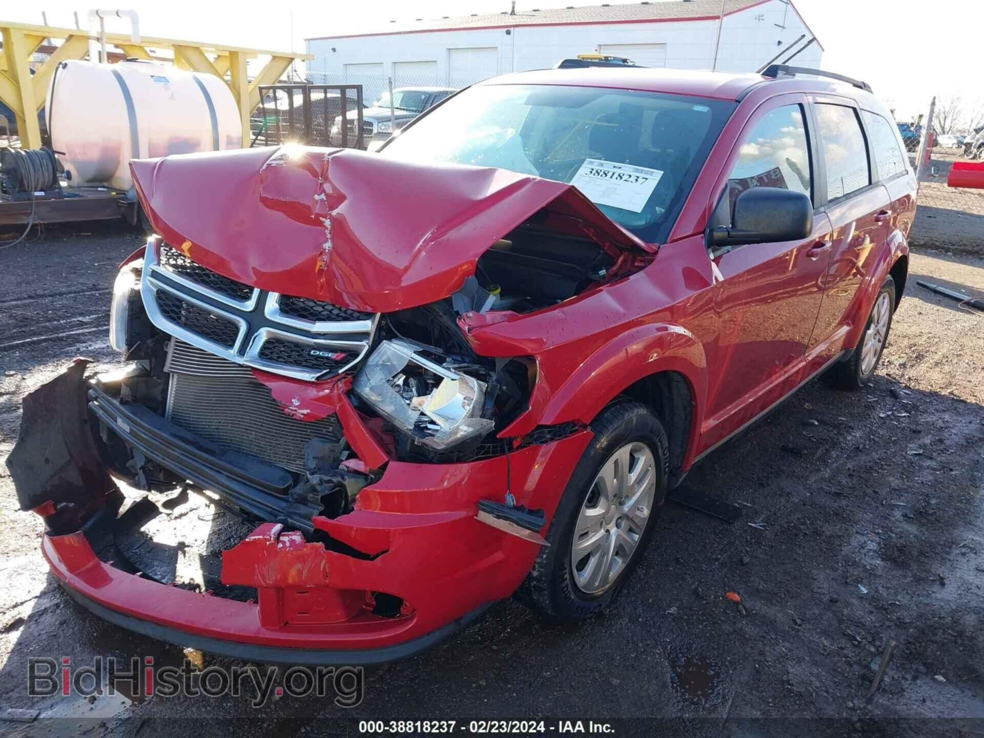 2016 DODGE JOURNEY - VIN: 3C4PDCAB8GT218415 - Фото 2