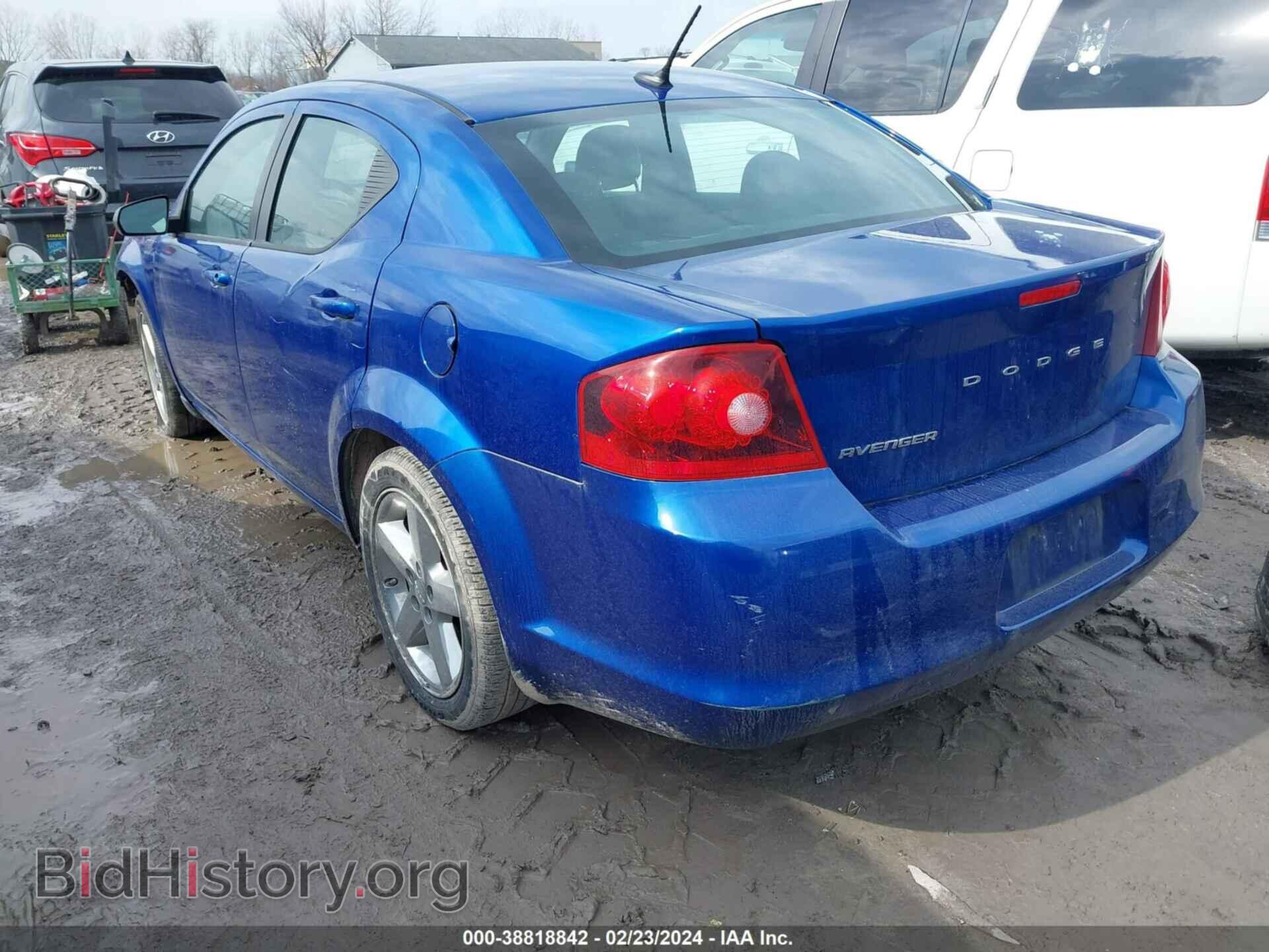2013 DODGE AVENGER - VIN: 1C3CDZAB8DN653338 - Photo 3