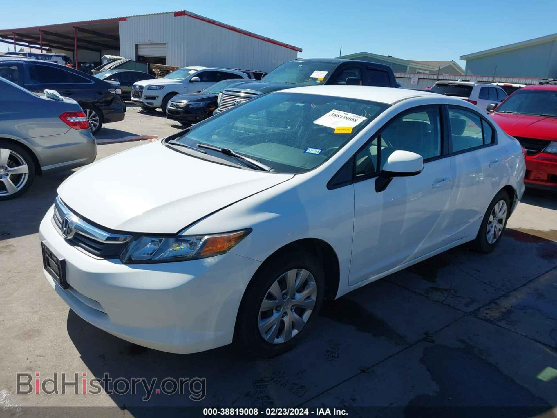 2012 HONDA CIVIC - VIN: 19XFB2F56CE357732 - Photo 2
