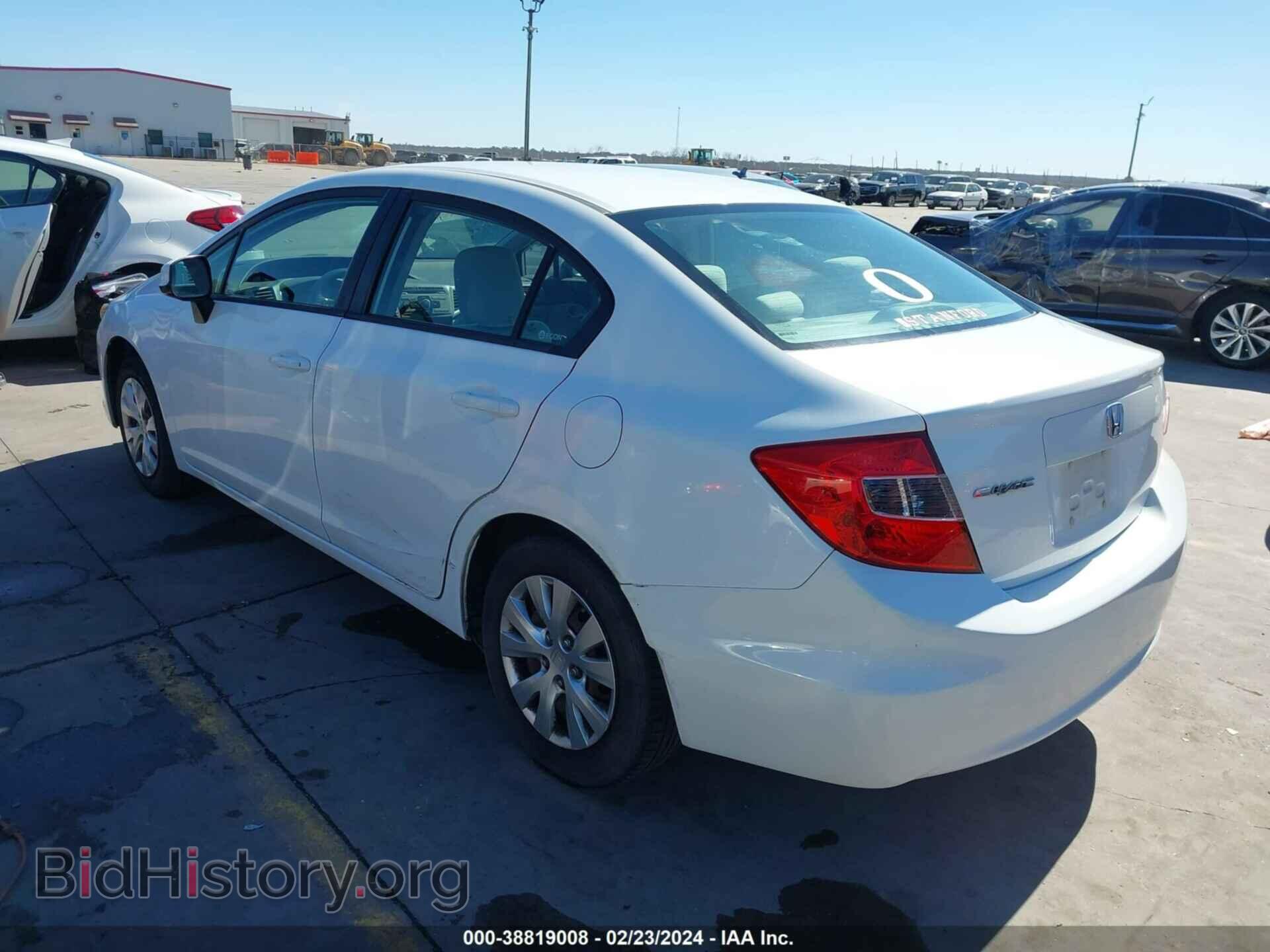 2012 HONDA CIVIC - VIN: 19XFB2F56CE357732 - Photo 3