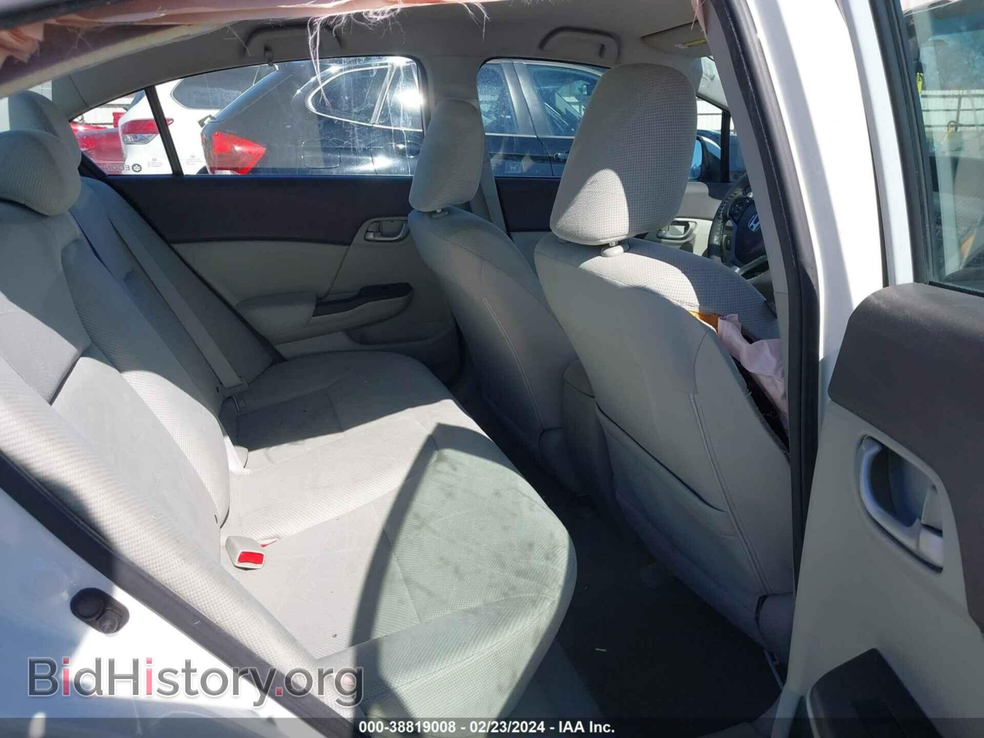 2012 HONDA CIVIC - VIN: 19XFB2F56CE357732 - Photo 8