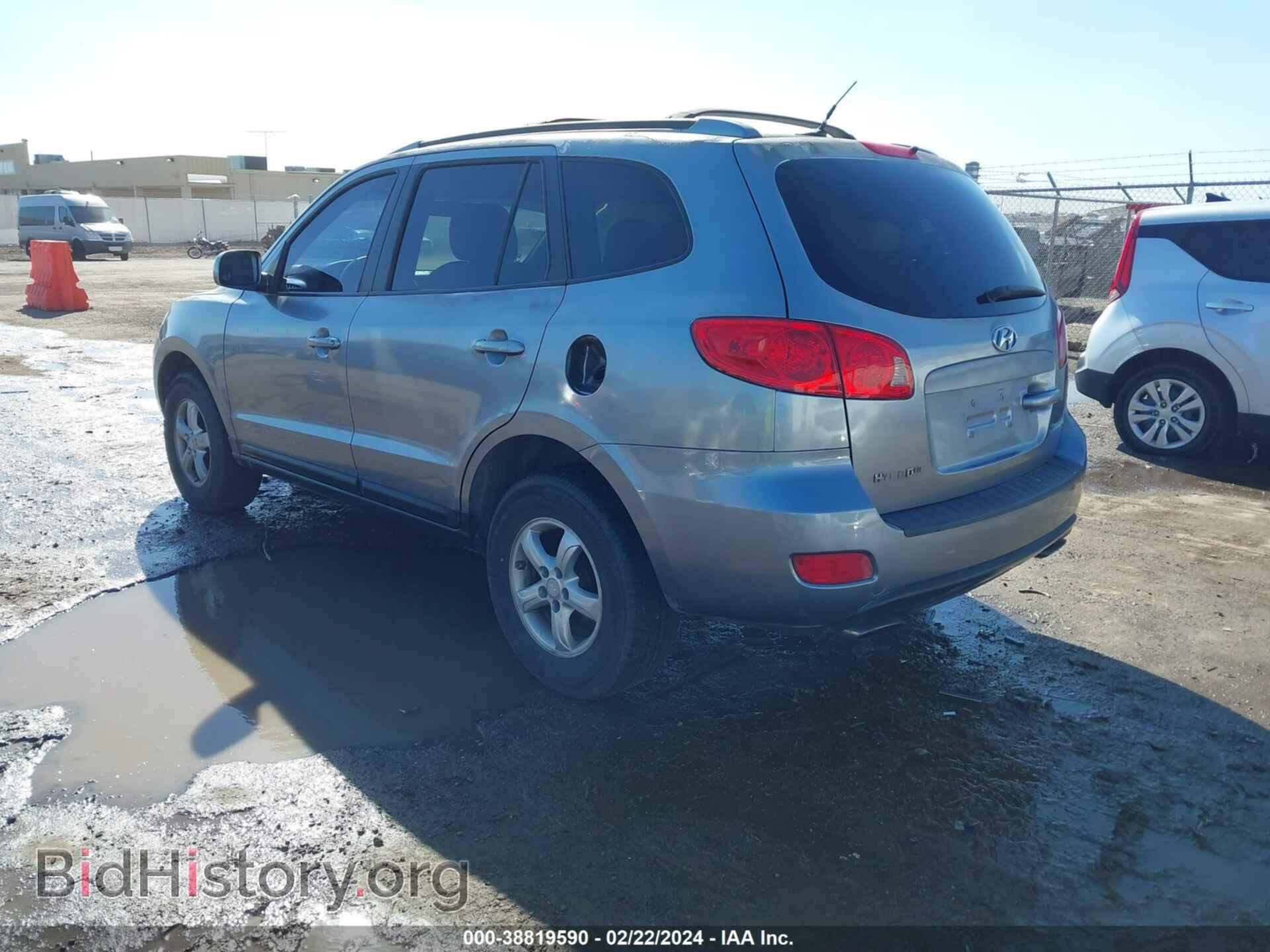 2007 HYUNDAI SANTA FE - VIN: 5NMSG13D27H062115 - Фото 3