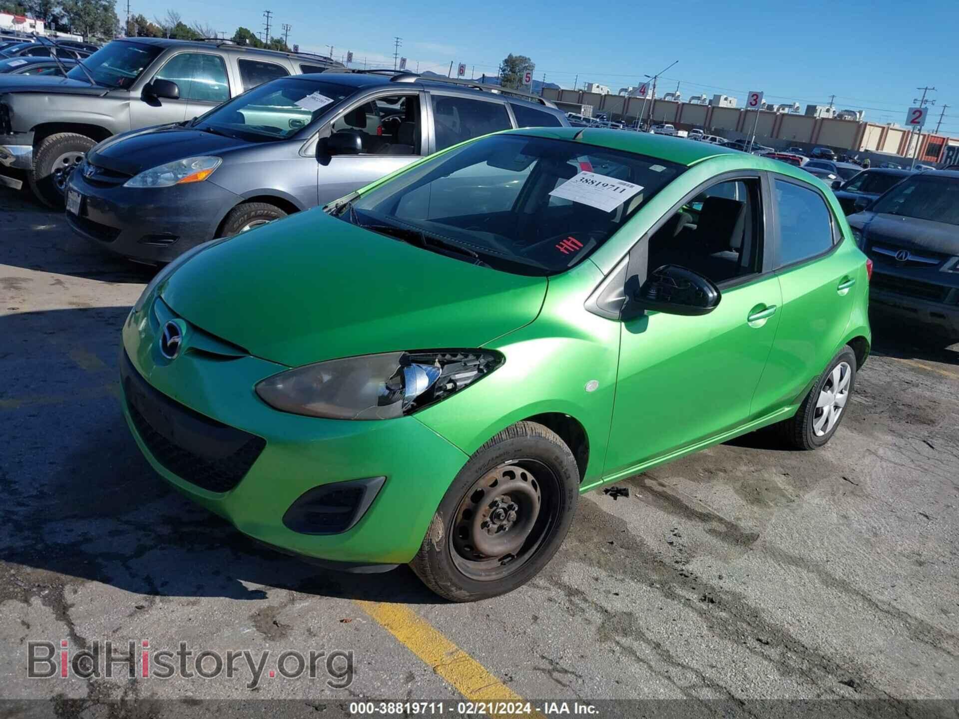 2011 MAZDA MAZDA2 - VIN: JM1DE1HYXB0123052 - Фото 2