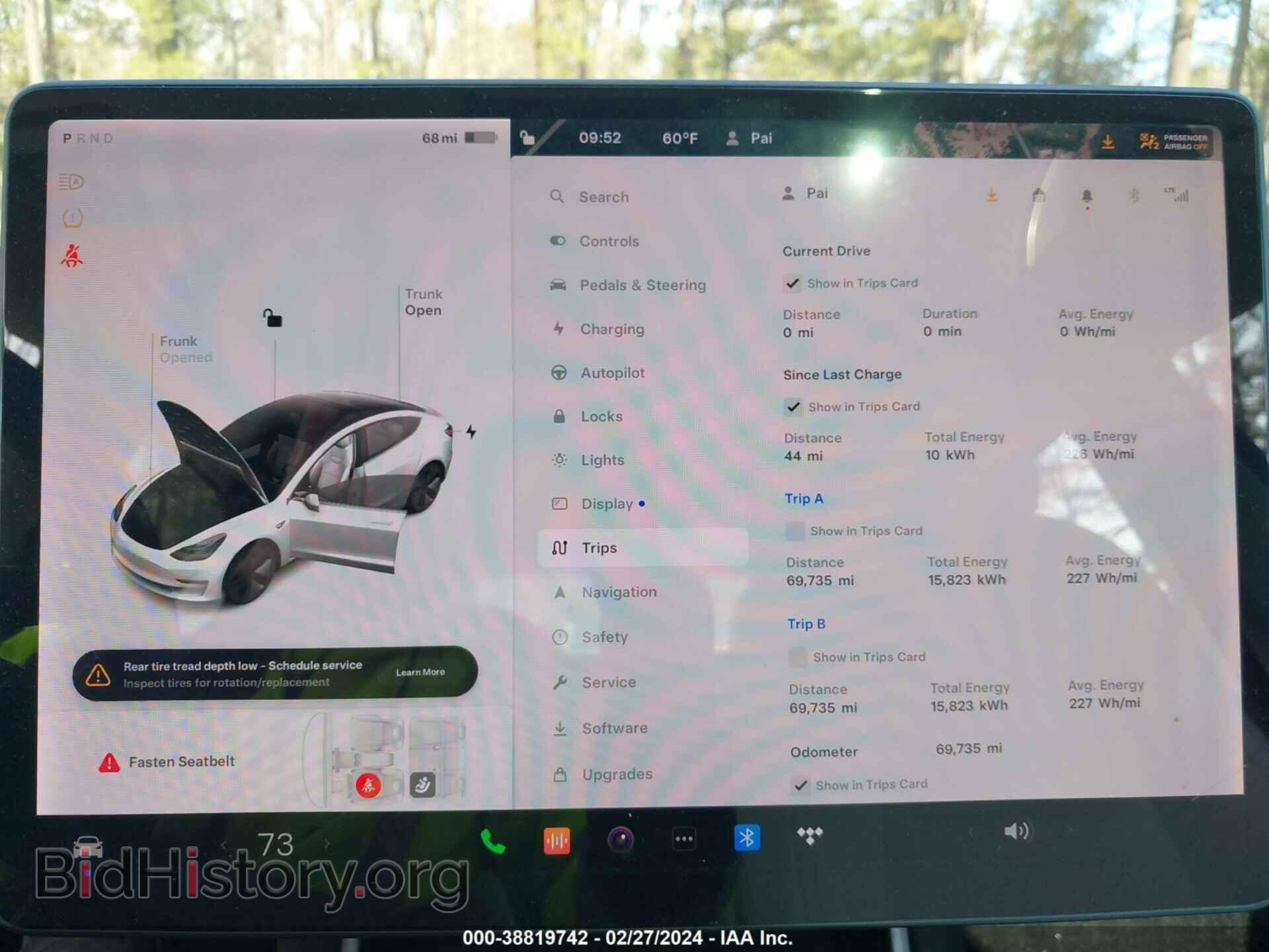 2019 TESLA MODEL 3 - VIN: 5YJ3E1EA9KF509093 - Фото 7