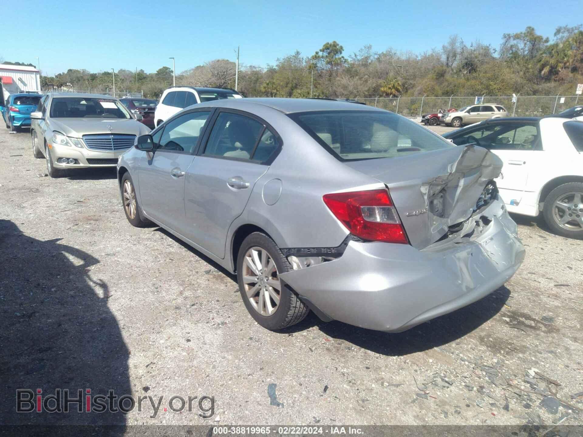 2012 HONDA CIVIC - VIN: 19XFB2F87CE090742 - Фото 3