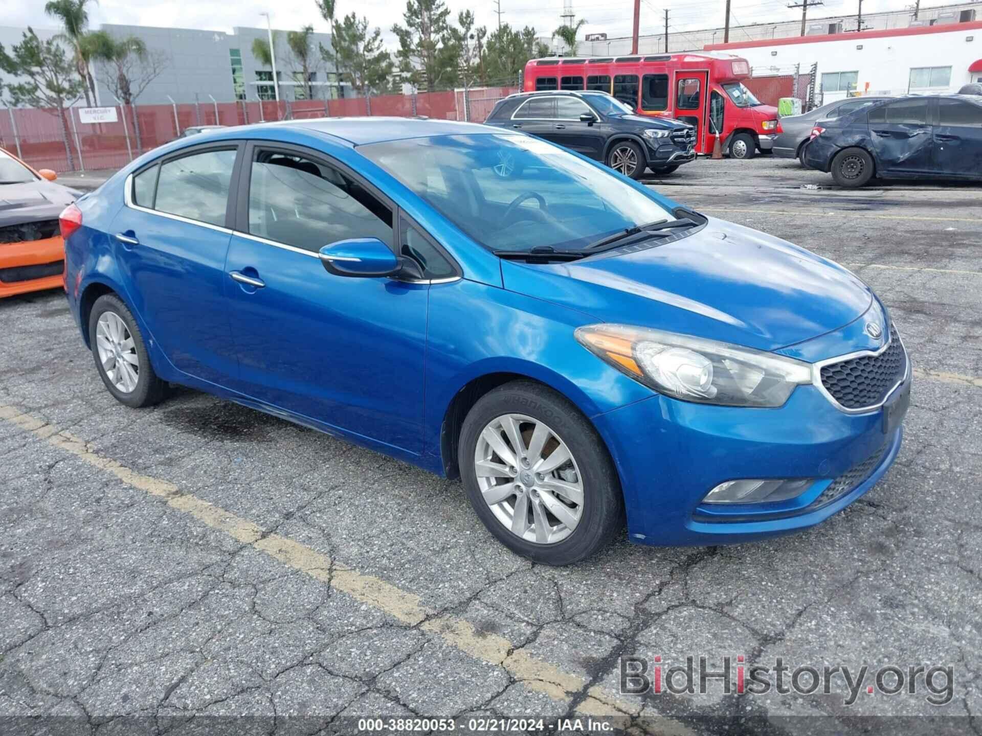 Photo KNAFX4A89E5089303 - KIA FORTE 2014