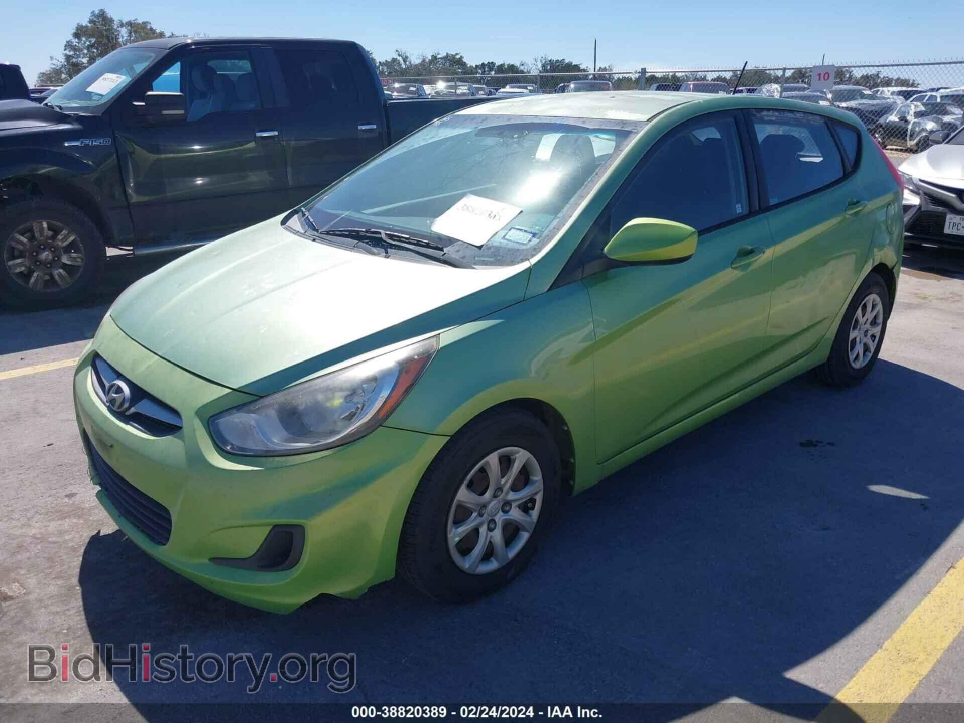 2013 HYUNDAI ACCENT - VIN: KMHCT5AE0DU080793 - Фото 2