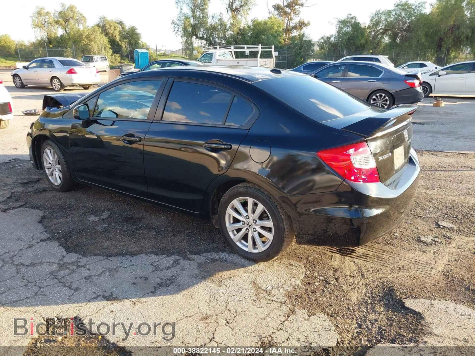 2012 HONDA CIVIC - VIN: 2HGFB2F89CH550778 - Фото 3