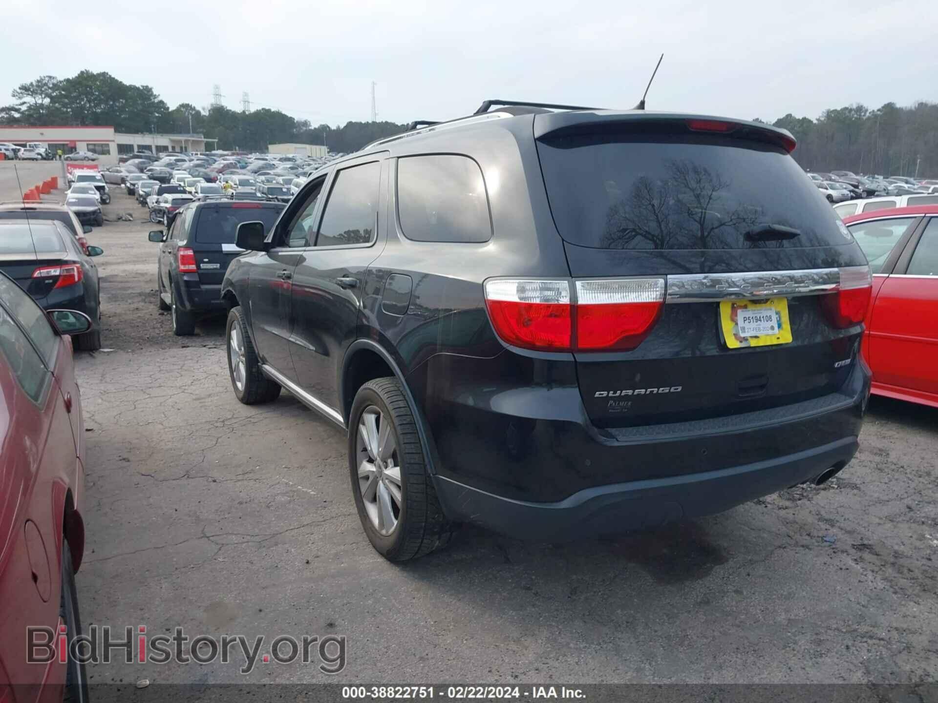 2012 DODGE DURANGO - VIN: 1C4RDHDG4CC266769 - Фото 3
