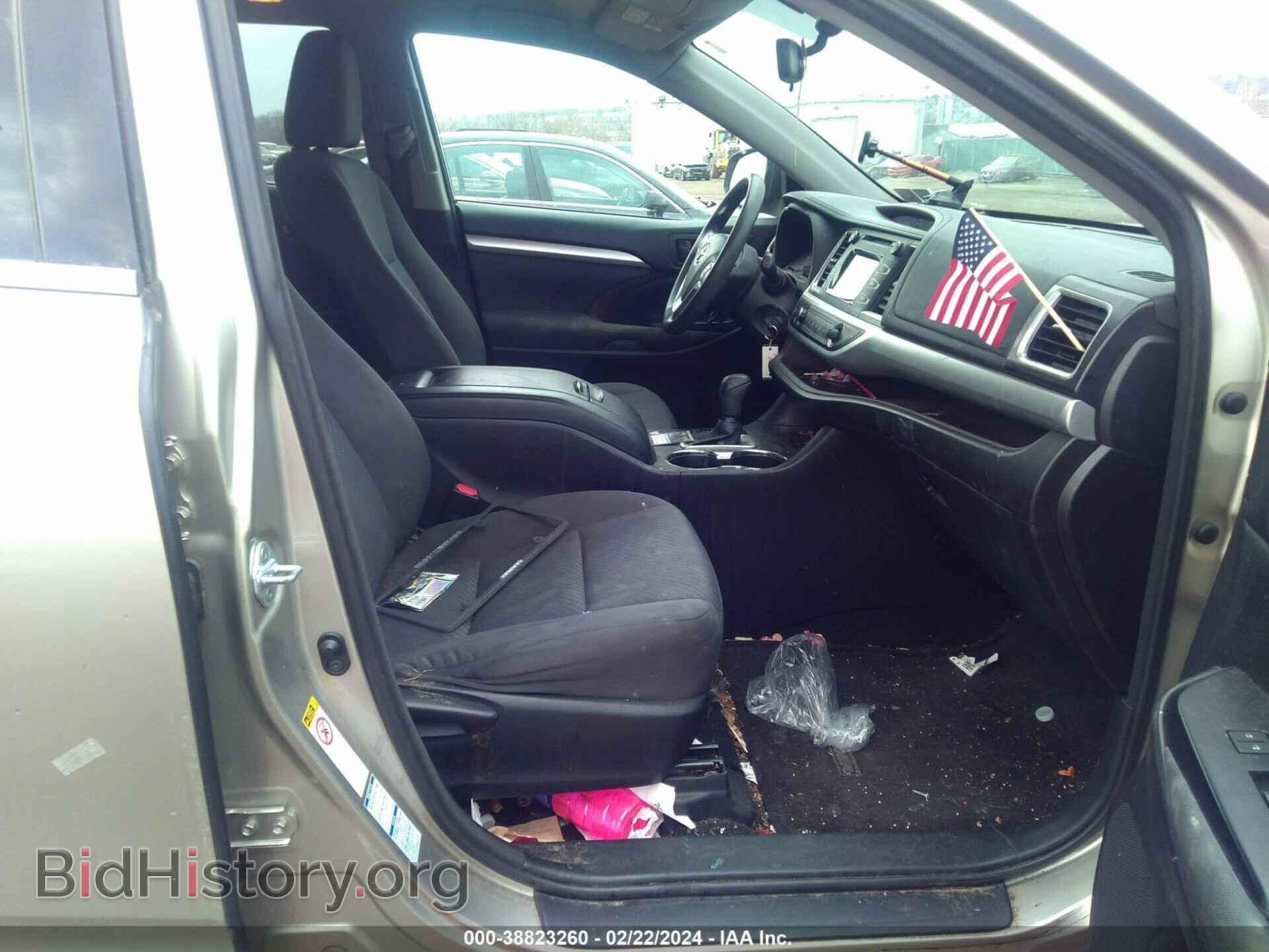 2016 TOYOTA HIGHLANDER - VIN: 5TDBKRFH7GS328043 - Фото 5
