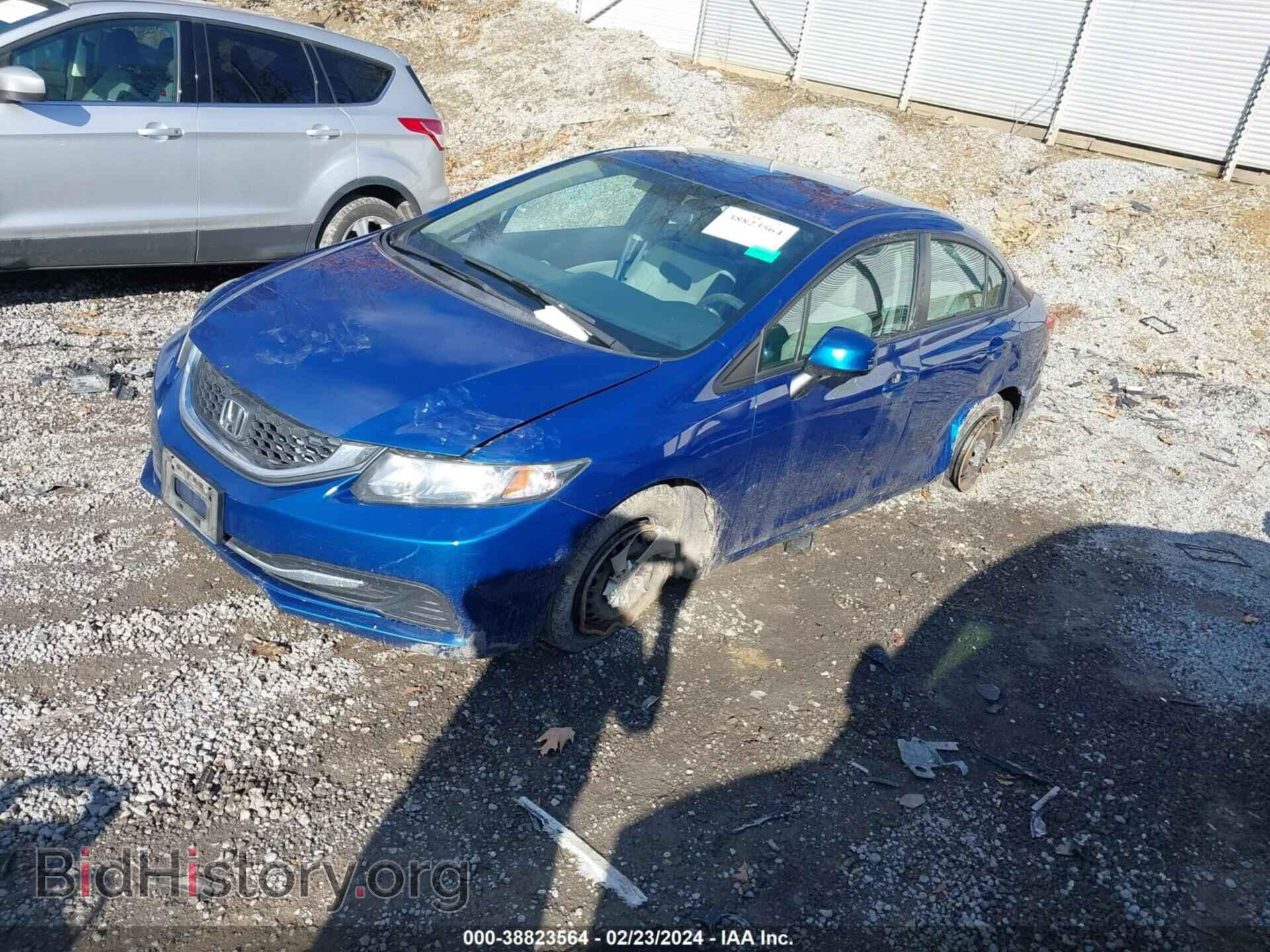 2013 HONDA CIVIC - VIN: 19XFB2F52DE093684 - Фото 2