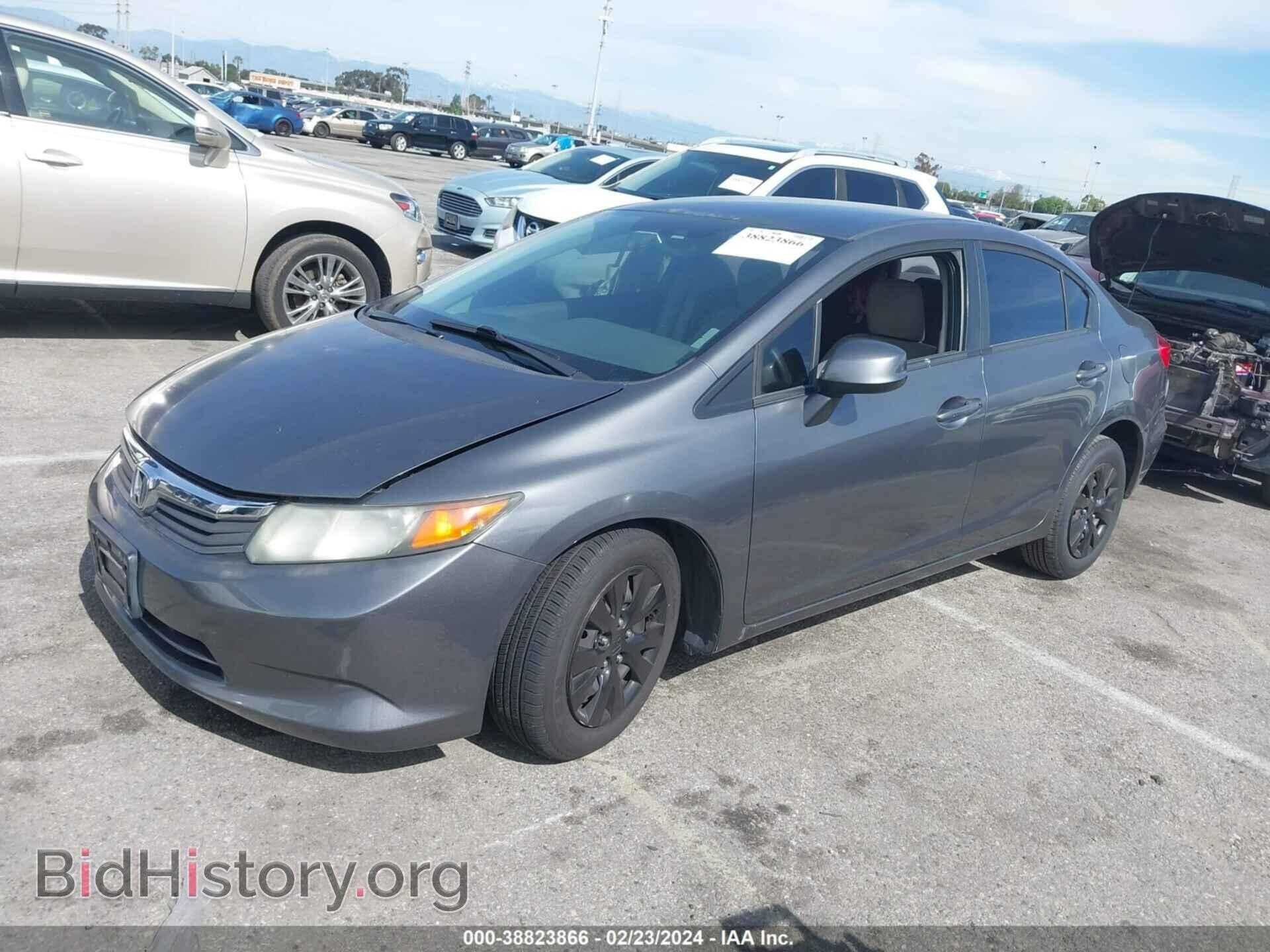 2012 HONDA CIVIC - VIN: 19XFB2F57CE360526 - Фото 2