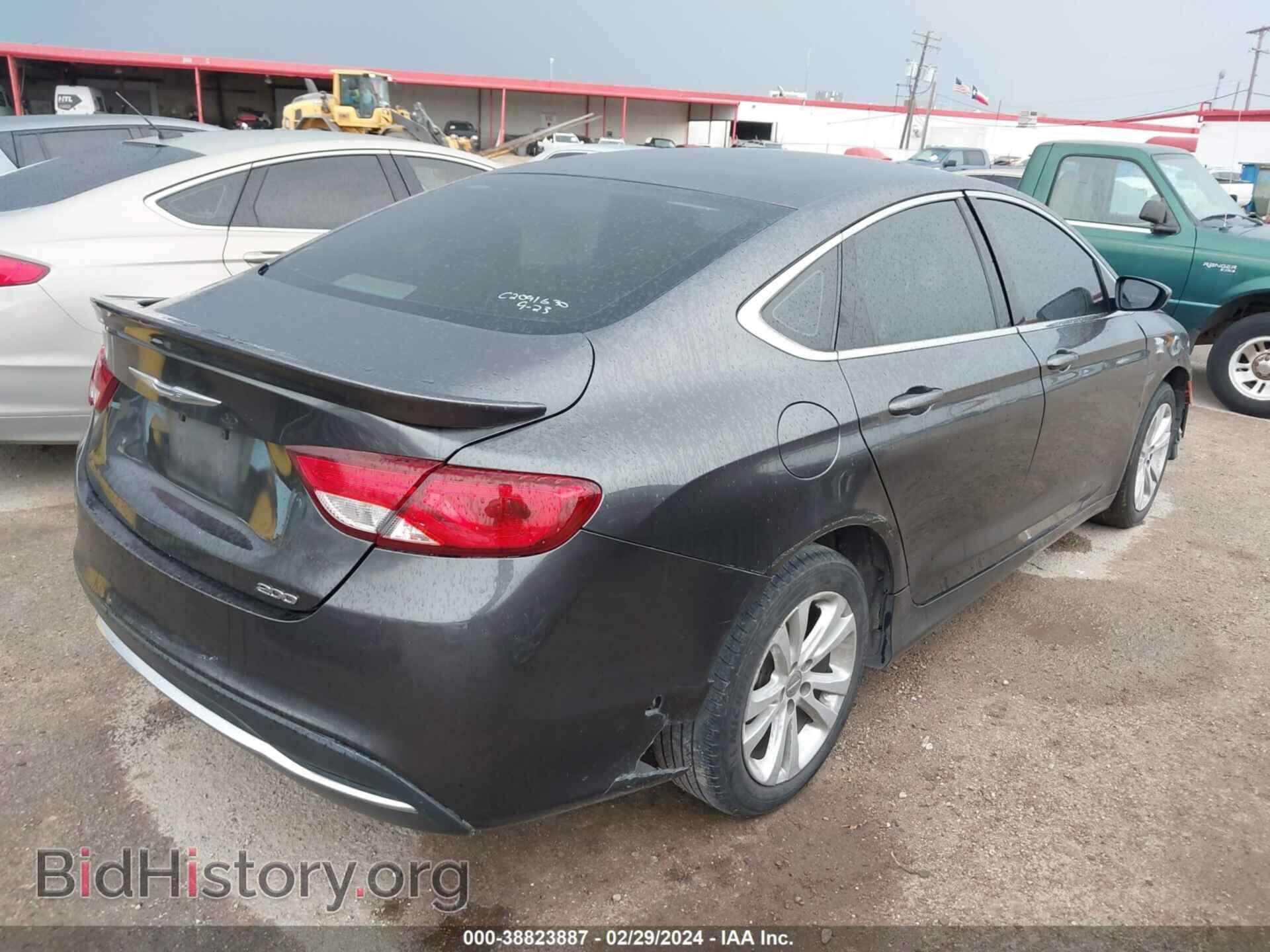 2015 CHRYSLER 200 - VIN: 1C3CCCAB3FN706482 - Фото 4